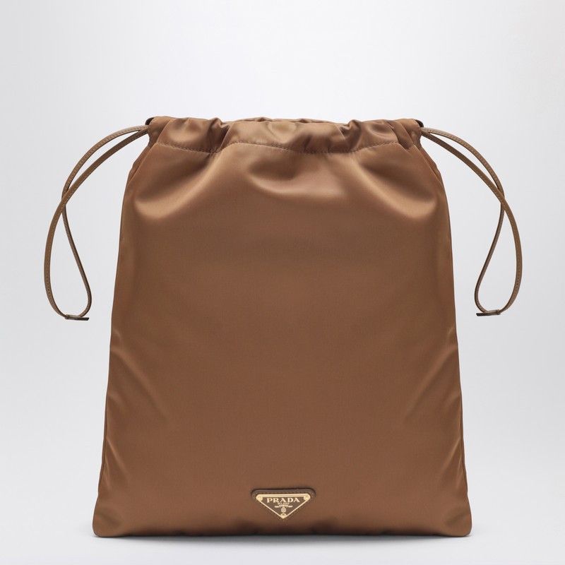 Prada Prada Prada Wish Pouch In Brandy Re-Nylon Size ONE SIZE - 1 Thumbnail