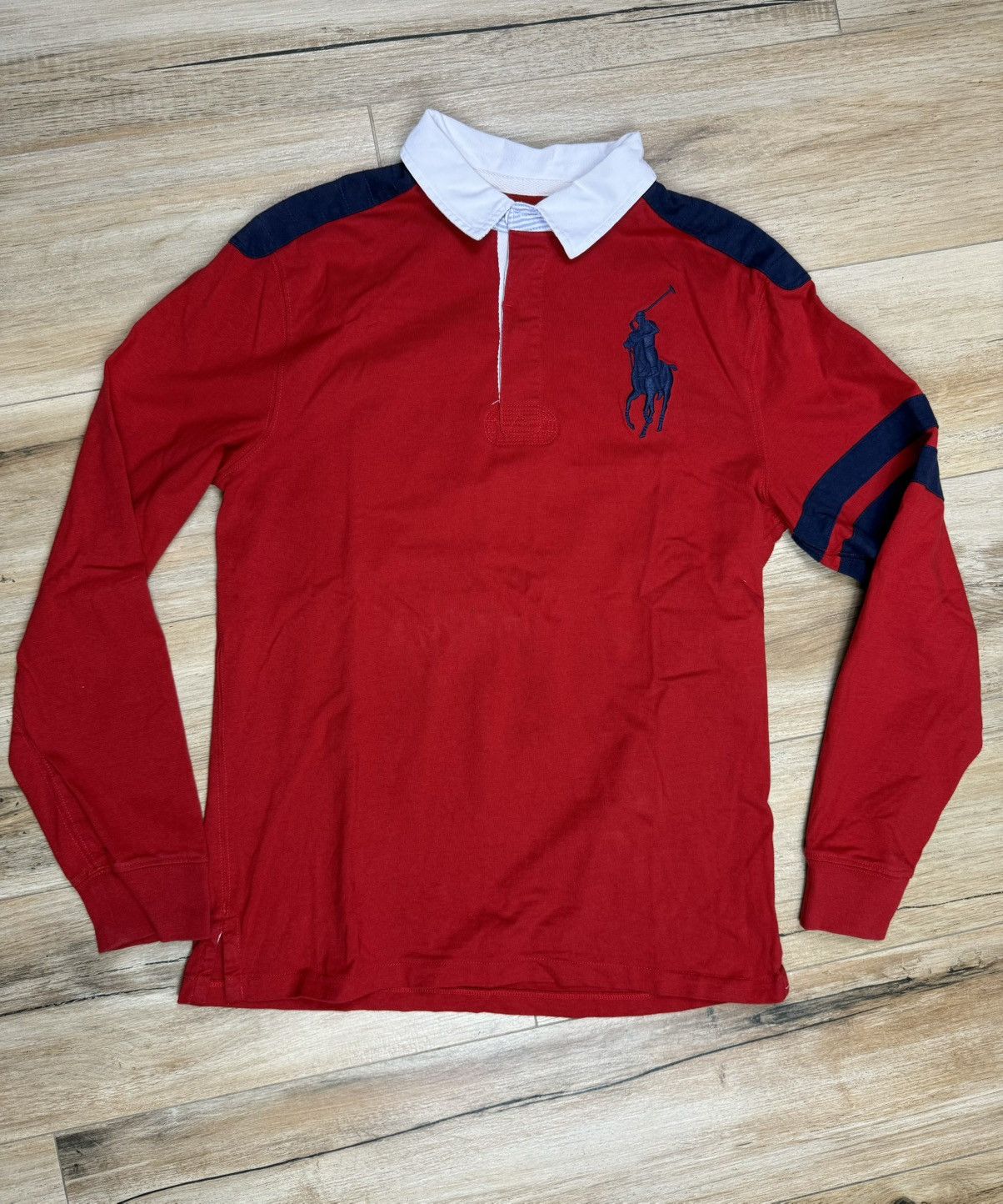 Polo Ralph Lauren Red Polo Ralph Lauren S 36 longsleeve Size US S / EU 44-46 / 1 - 4 Thumbnail