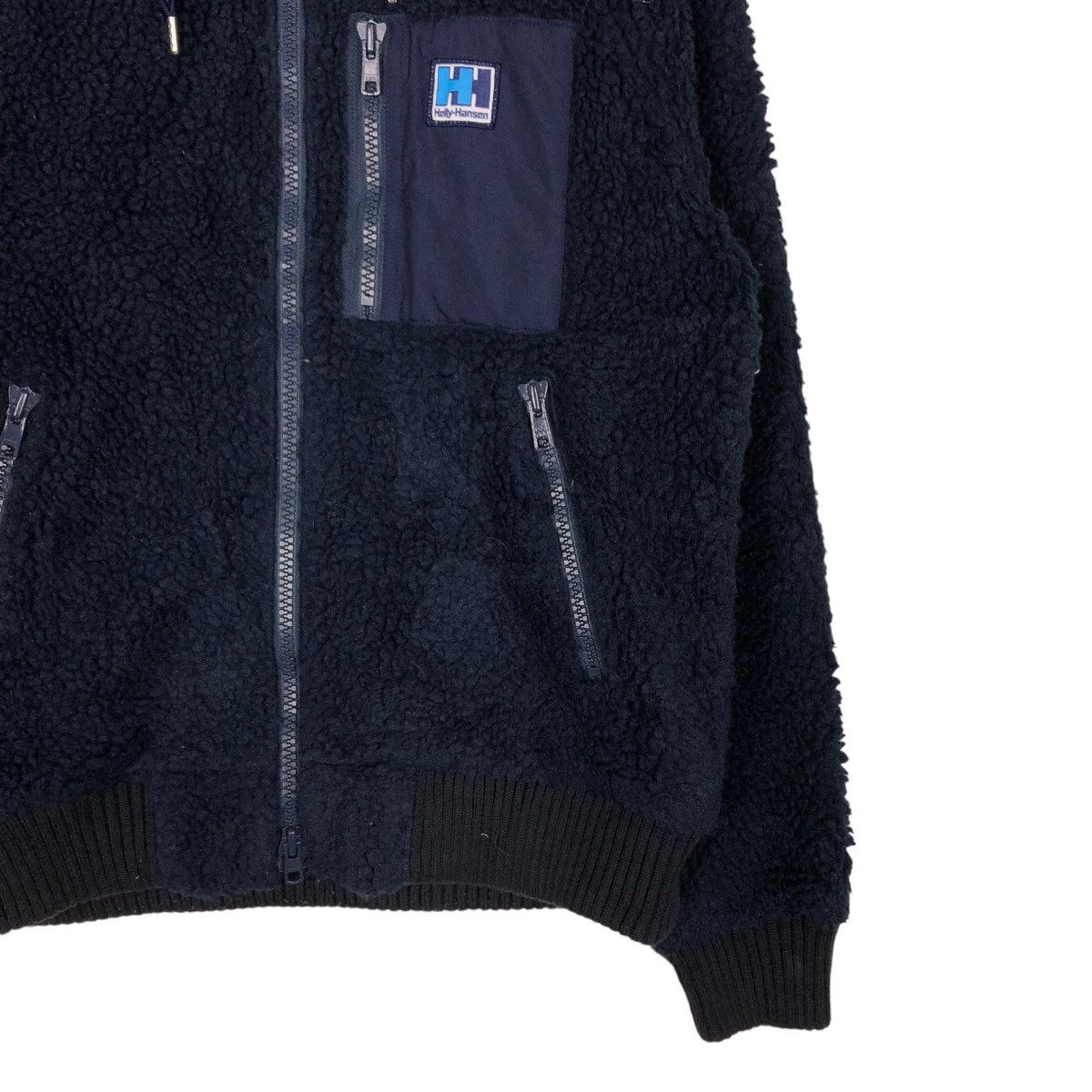 Helly Hansen × Japanese Brand × Vintage 📌VINTAGE FLEECE JACKET ZIPPER HELLY HANSEN JAPAN Size L / US 10 / IT 46 - 8 Thumbnail