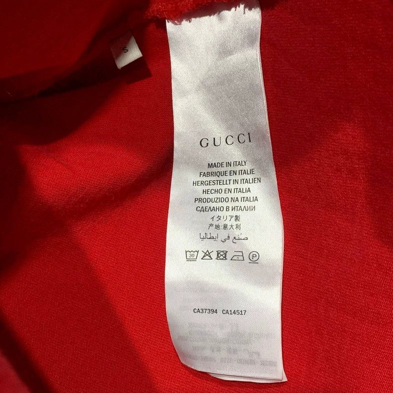 Gucci Gucci Red tennis racket logo embroidery long sleeves 2501-N Size US S / EU 44-46 / 1 - 4 Thumbnail