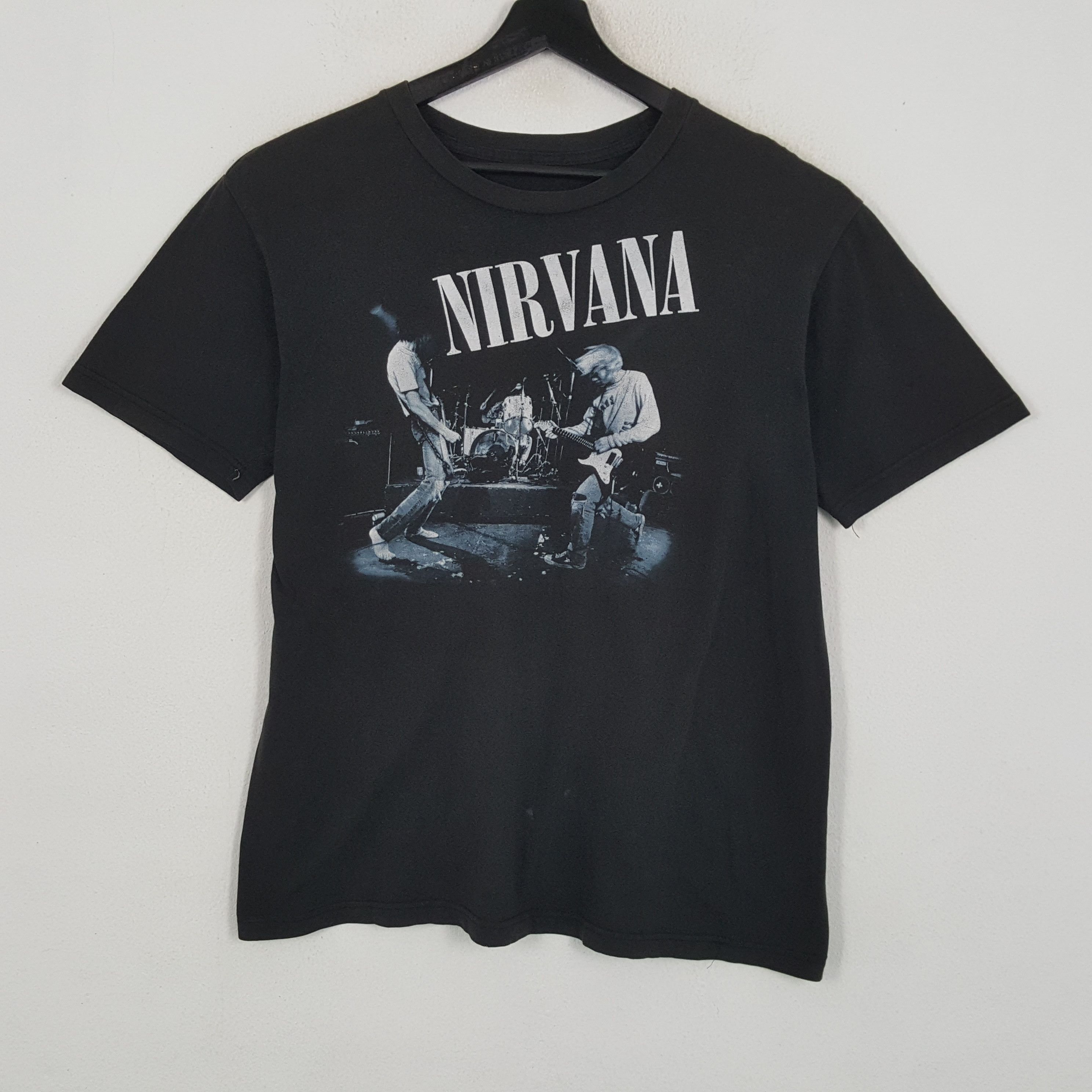 Band Tees × Vintage NIRVANA Rock Band Music Photo Print Style Tshirt Size US L / EU 52-54 / 3 - 1 Thumbnail