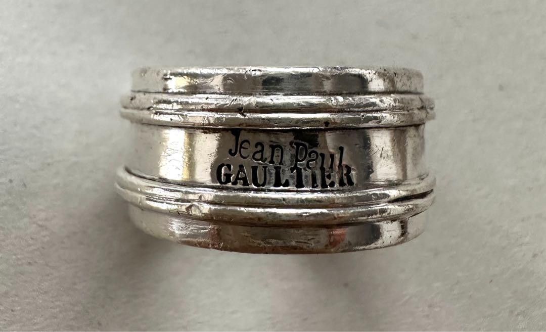 Jean Paul Gaultier .925 Silver Engraved Logo Ring | Grailed