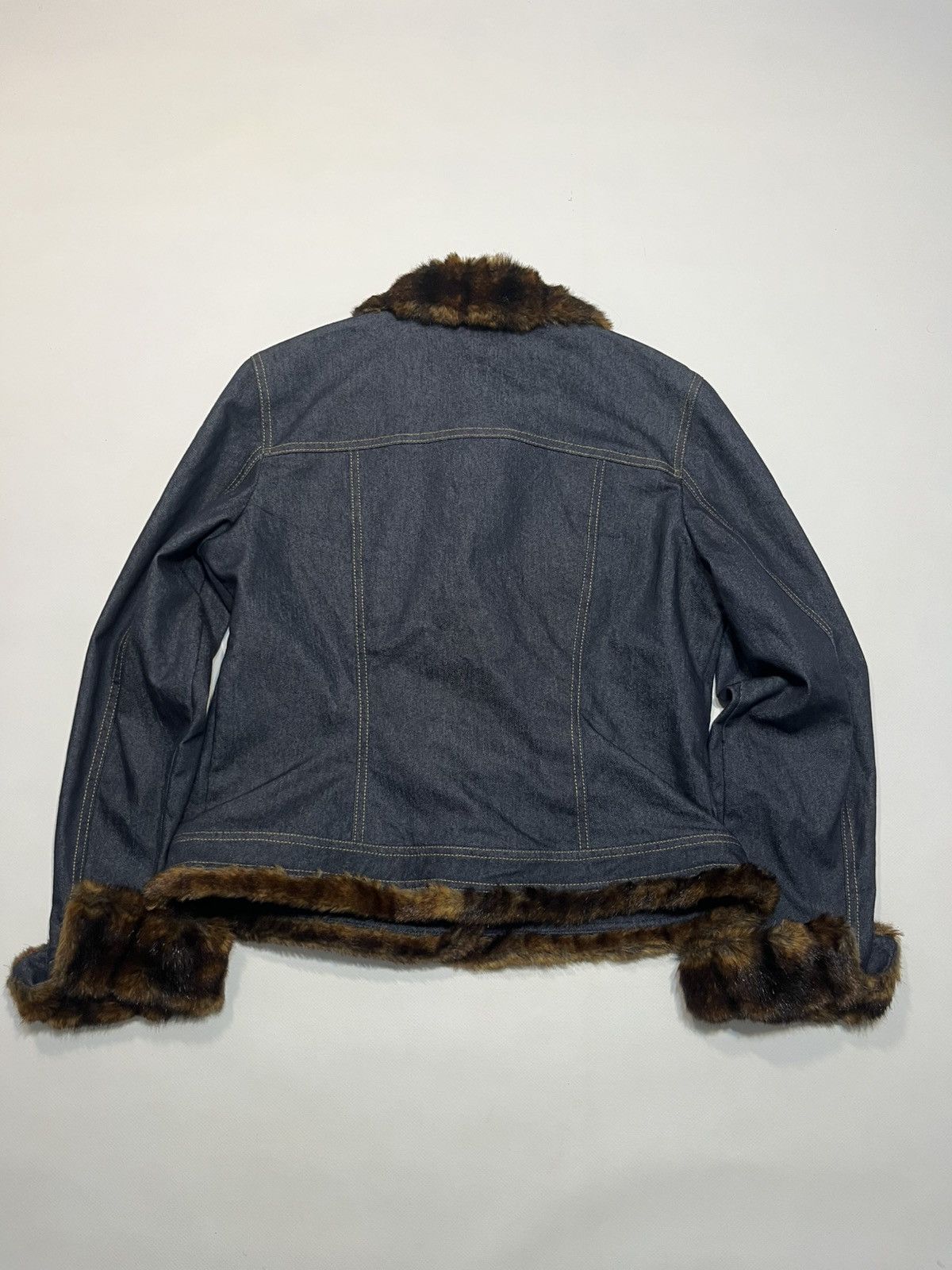 If Six Was Nine Miss Sixty Y2K Fur Jacket ifsixwasnine LGB styled Japan Size L / US 10 / IT 46 - 6 Thumbnail