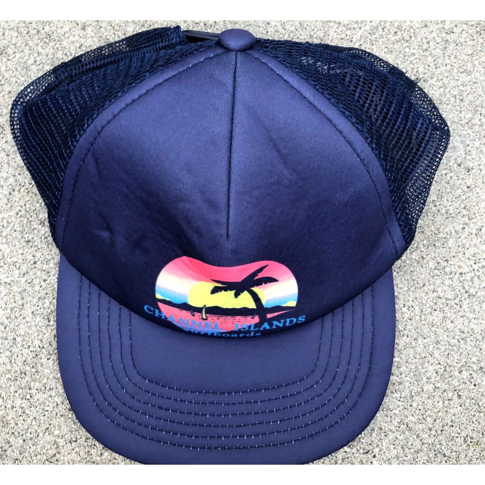 Chanel CHANNEL ISLANDS SURFBOARD Trucker Hat Men's Snapback Cap Blue Adjustable One Size Size ONE SIZE - 3 Thumbnail