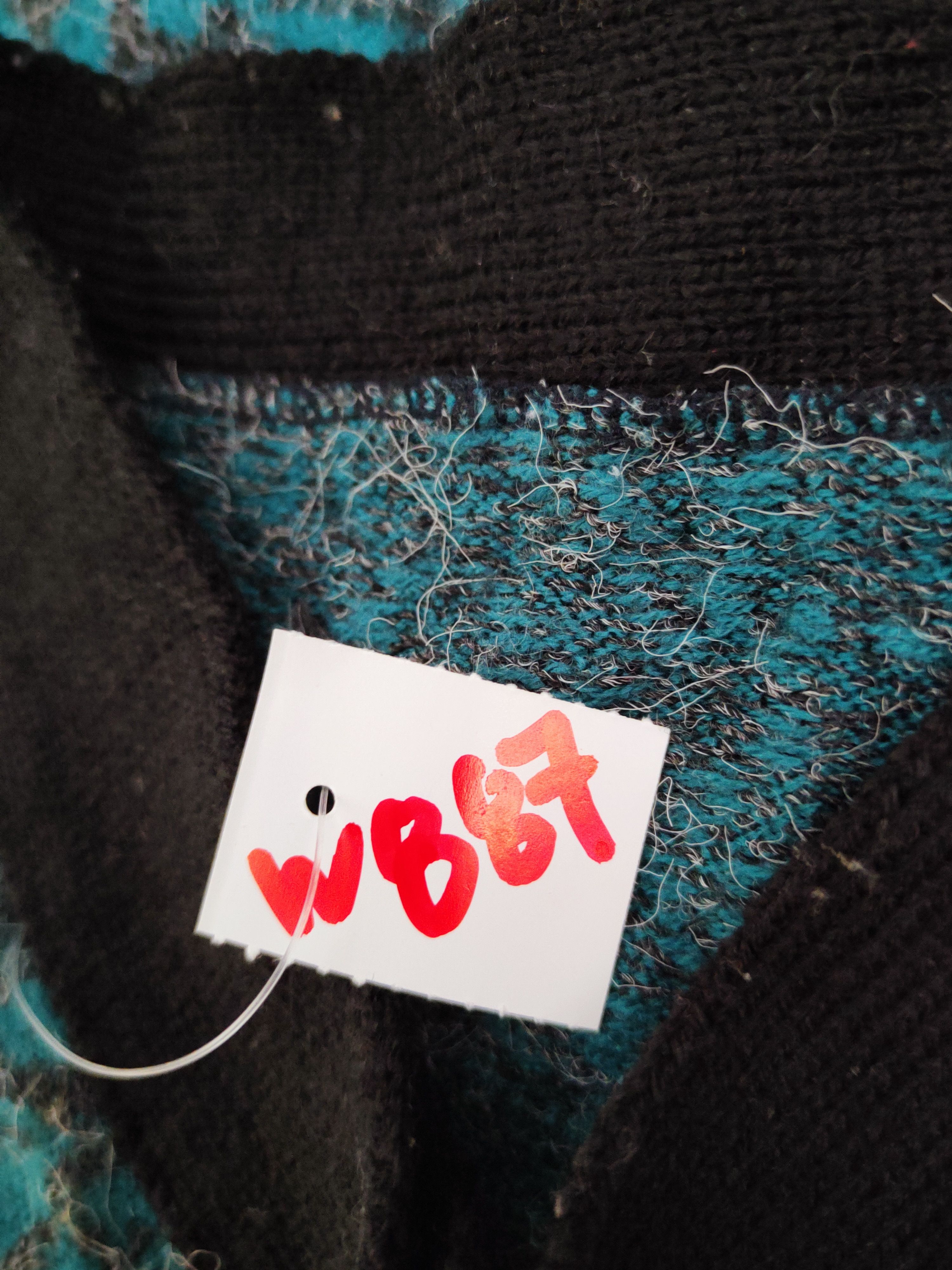 Homespun Knitwear × Japanese Brand × Vintage Japanese Brand Green Knitwear Sweatshirts #W886 Size L / US 10 / IT 46 - 12 Thumbnail