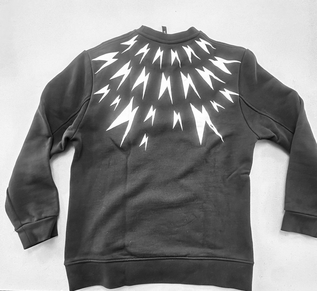Neil Barrett Neil Barrett Lightning Bolt Sweatshirt Size US M / EU 48-50 / 2 - 2 Thumbnail