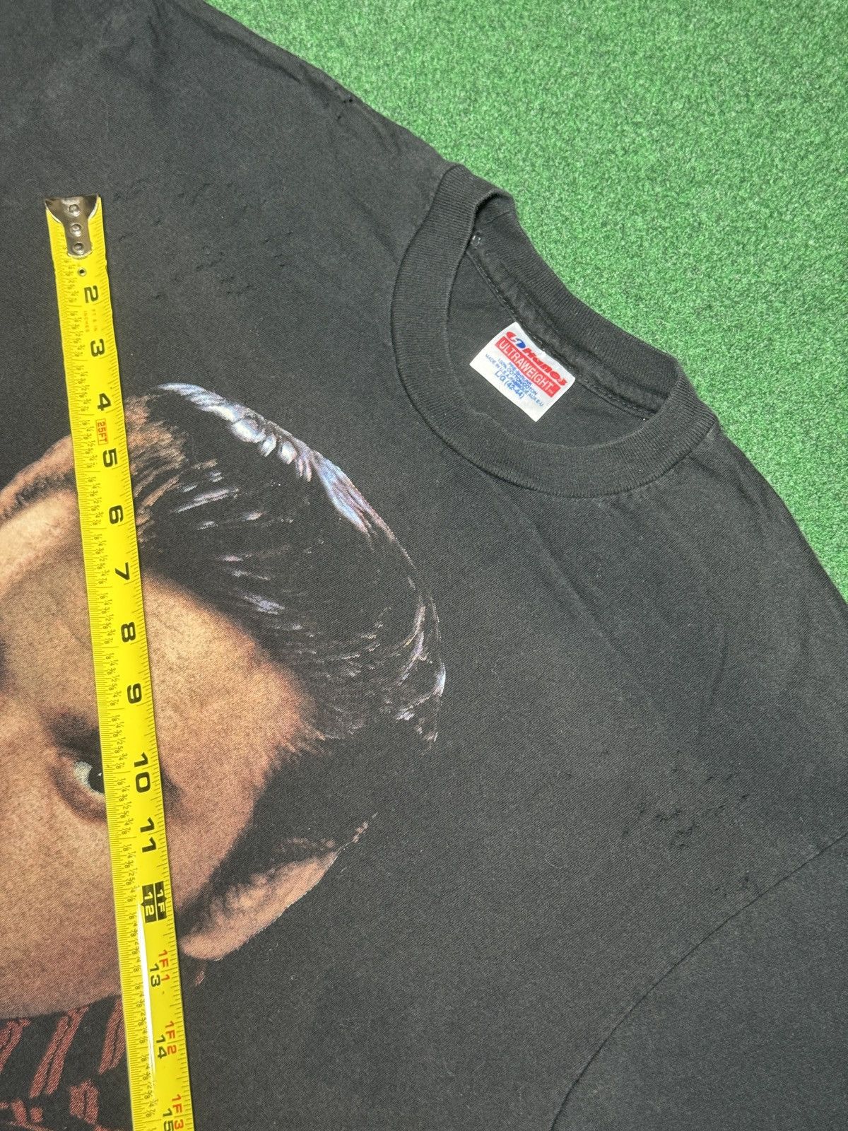 Vintage Vintage 90s Elvis Presley Big Face Retro Large T Shirt Size US L / EU 52-54 / 3 - 6 Thumbnail