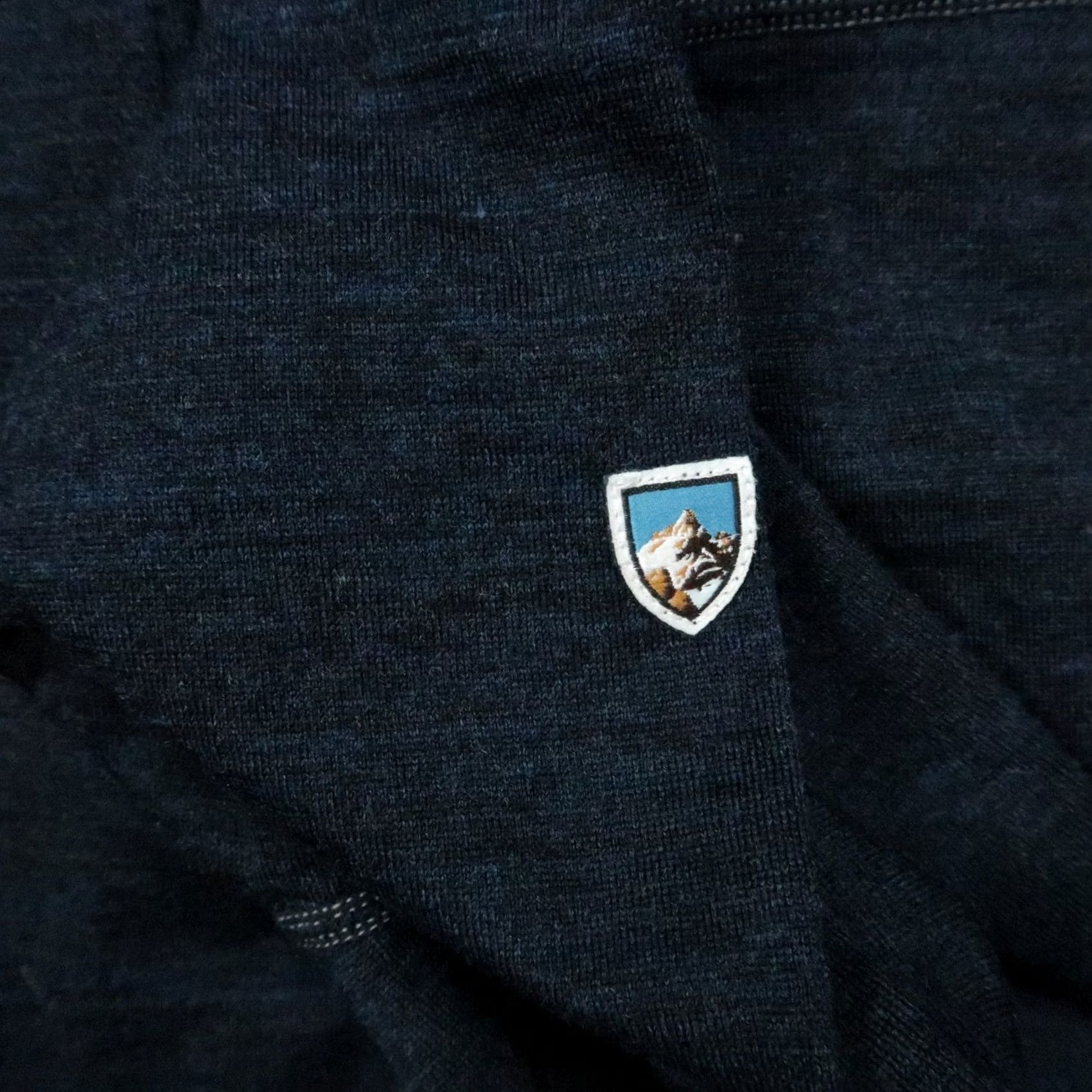 Layer 8 Kuhl Sweater Mens Medium Blue Quarter Zip Merino Wool Mid Layer Size US M / EU 48-50 / 2 - 4 Thumbnail