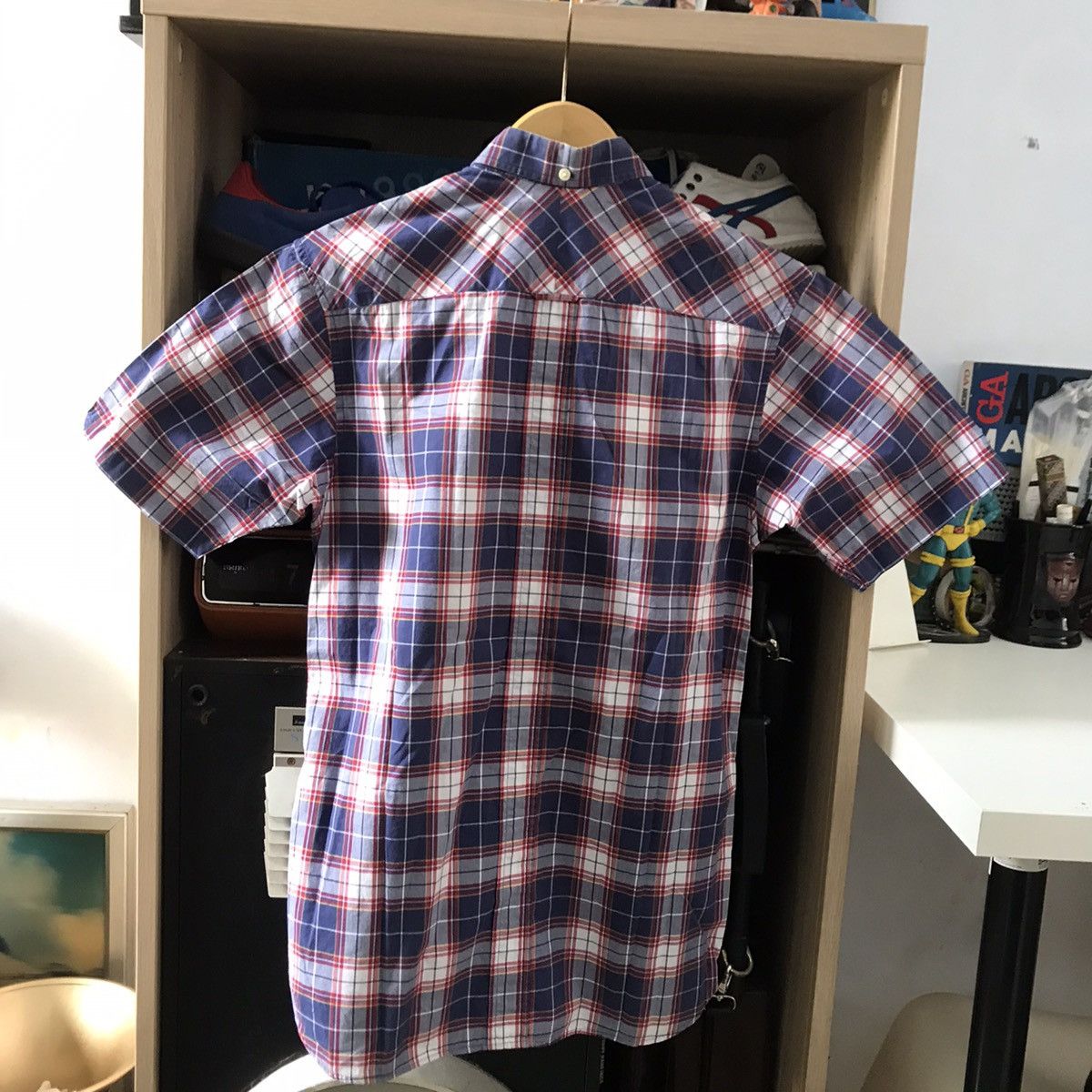 Fred Perry × Vintage Fred Perry Plaid Tartan Checkered Shirt Button down trimfit Size US XS / EU 42 / 0 - 8 Thumbnail