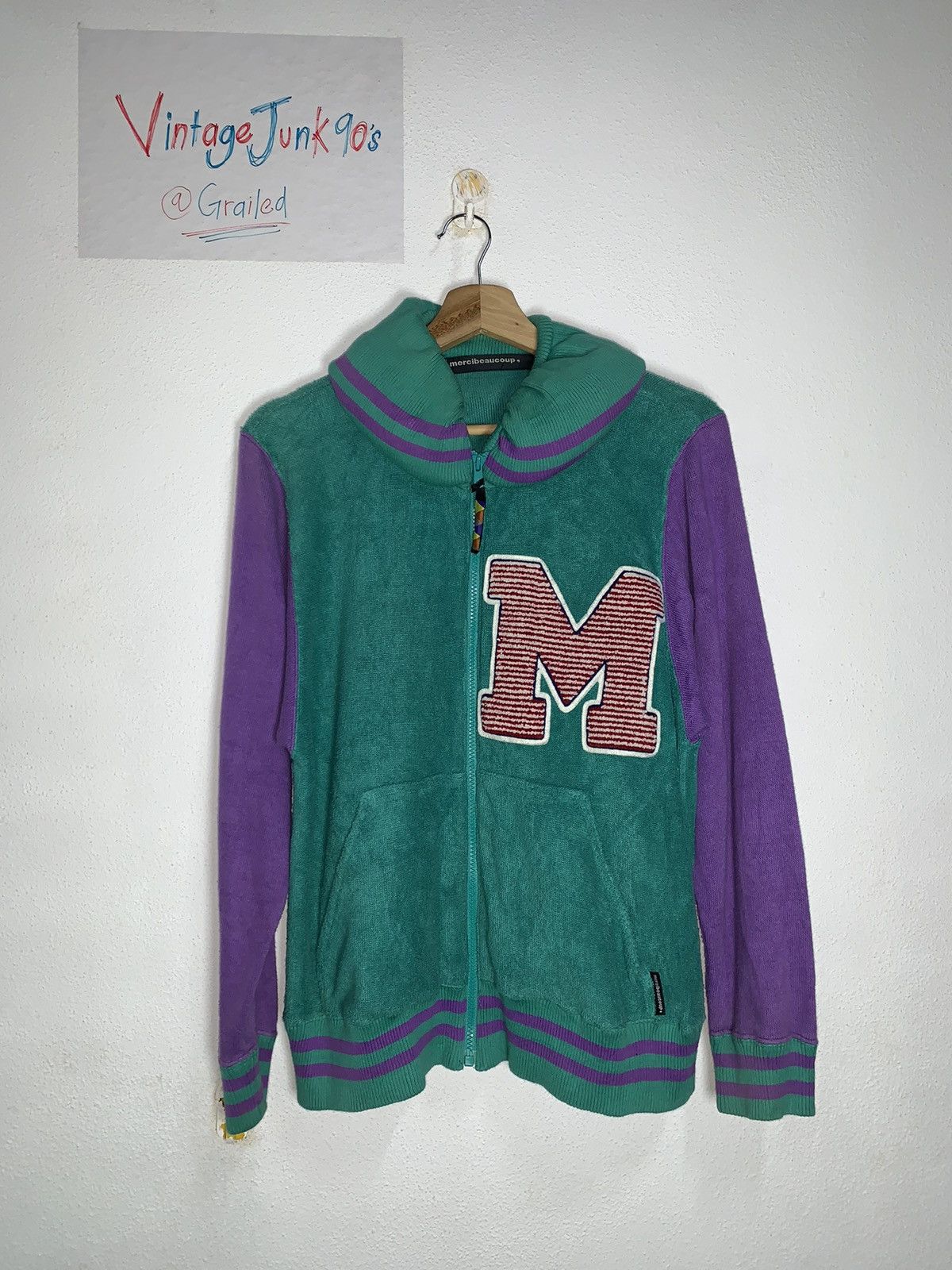 image of Issey Miyake x Mercibeaucoup Vintage Mercibeaucoup Turtleneck Sweater in Green, Men's (Size Medium)