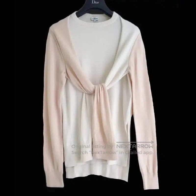 Loewe LOEWE Pink Cashmere Knit Top . Size XS / US 0-2 / IT 36-38 - 2 Thumbnail