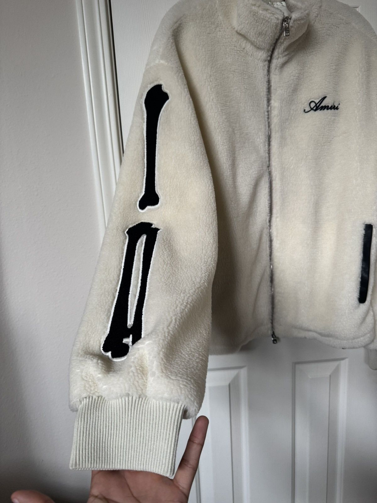 Amiri Amiri Fleece Bone Jacket Size US M / EU 48-50 / 2 - 3 Thumbnail