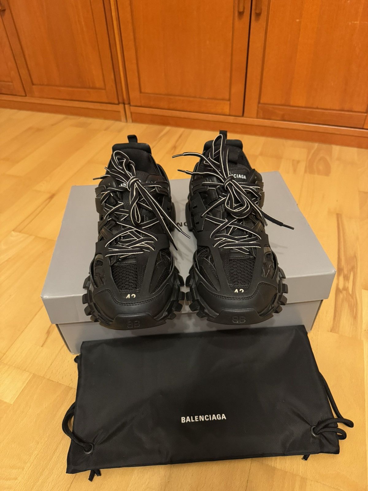 Balenciaga Balenciaga Track Triple Black Size US 9 / EU 42 - 7 Thumbnail