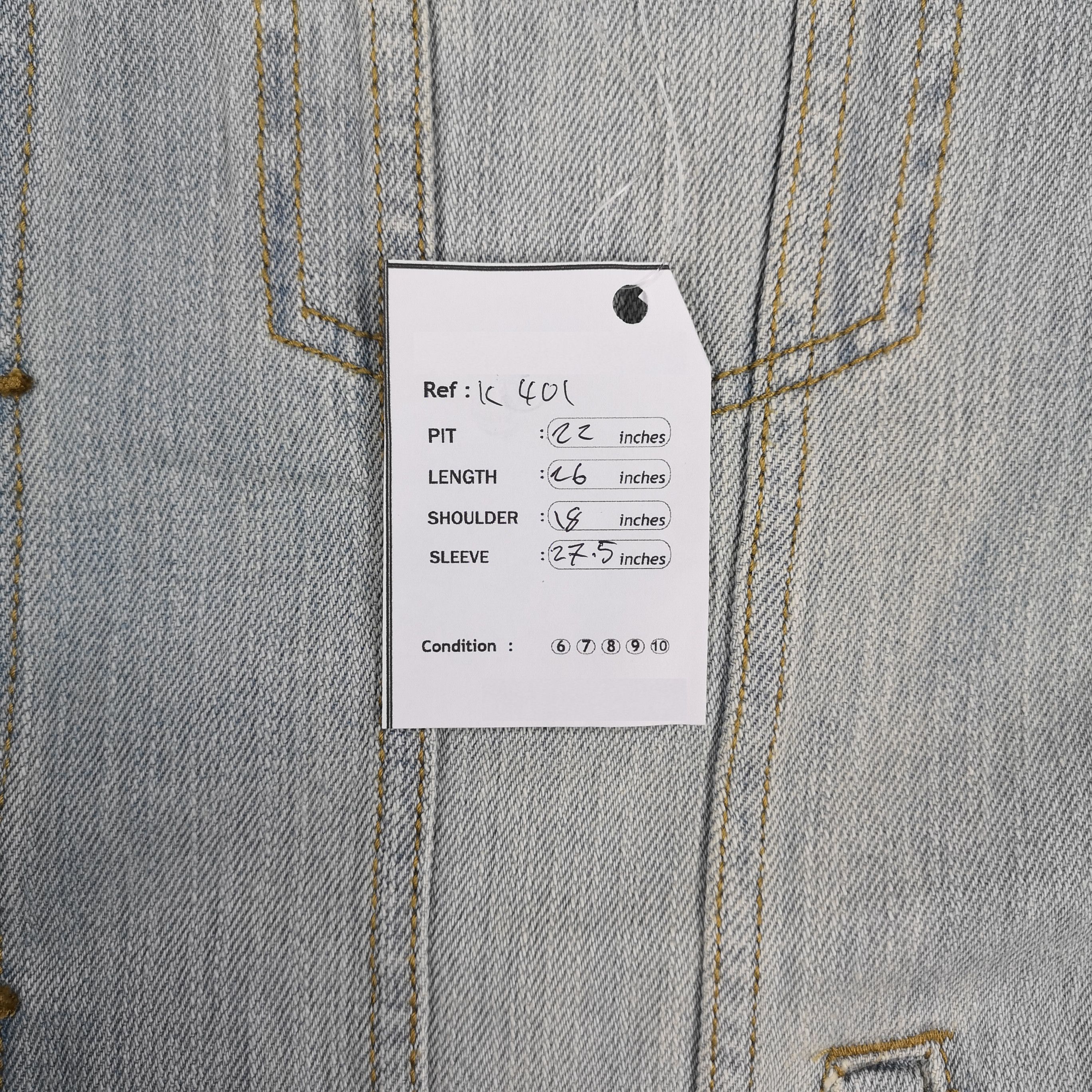 Japanese Brand Japanese Brand Nylous Jeans Light Blue Denim Trucker Jacket Size US L / EU 52-54 / 3 - 7 Thumbnail