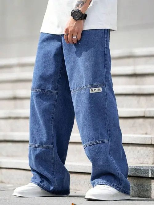 Japanese Brand × Vintage Star Skate Baggy Denim Jeans Loose fit Size US 32 / EU 48 - 1 Thumbnail