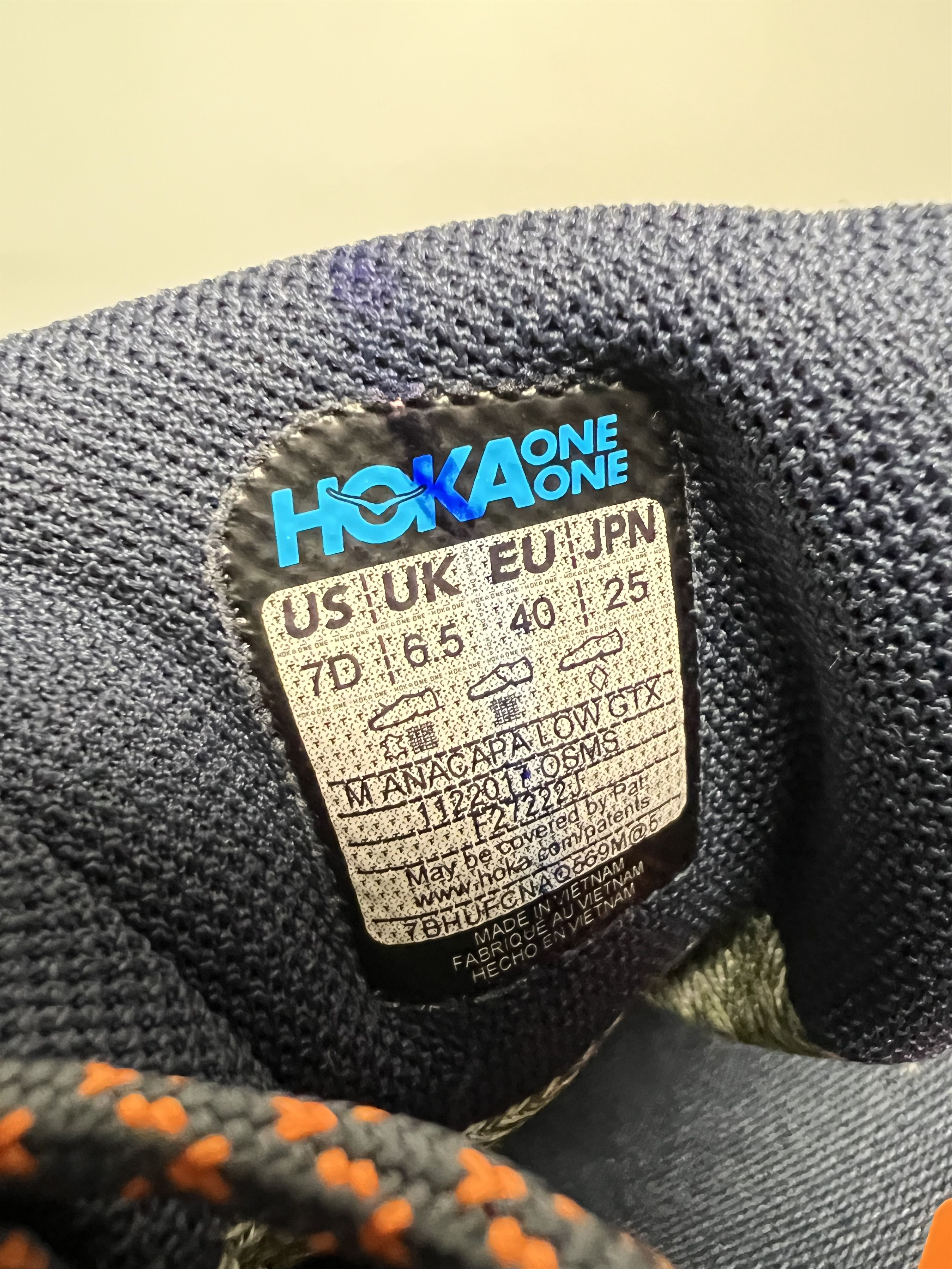 Hoka 7D Hoka One One Anacapa Low GTX Gore-Tex Hiking Shoes Size US 7 / EU 40 - 9 Thumbnail