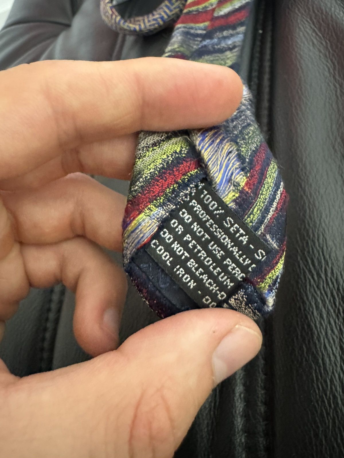Missoni Vintage Missoni luxury silk tie designer 90s high end rare Size ONE SIZE - 5 Thumbnail