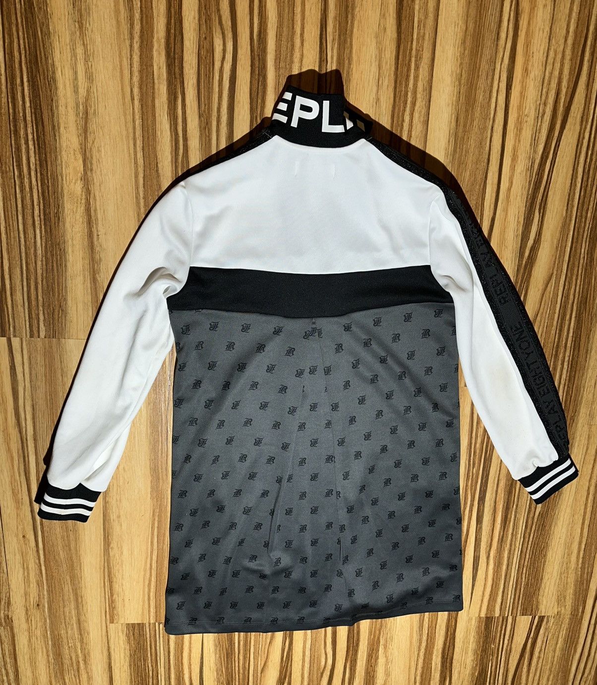 Replay Replay Black and White 1/4 Zip-Up sweater Size US L / EU 52-54 / 3 - 9 Thumbnail