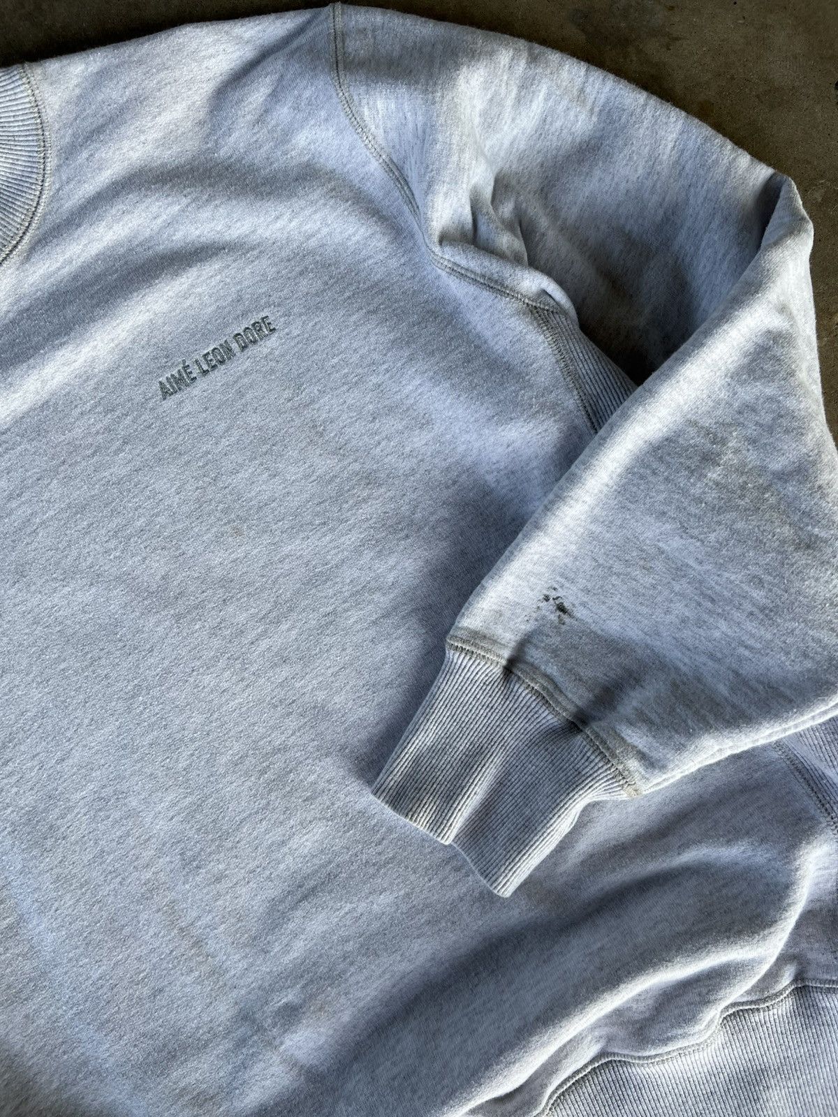 Aime Leon Dore RARE Aime Leon Dore Grey Essential Sweatshirt Crewneck Size US XL / EU 56 / 4 - 4 Thumbnail