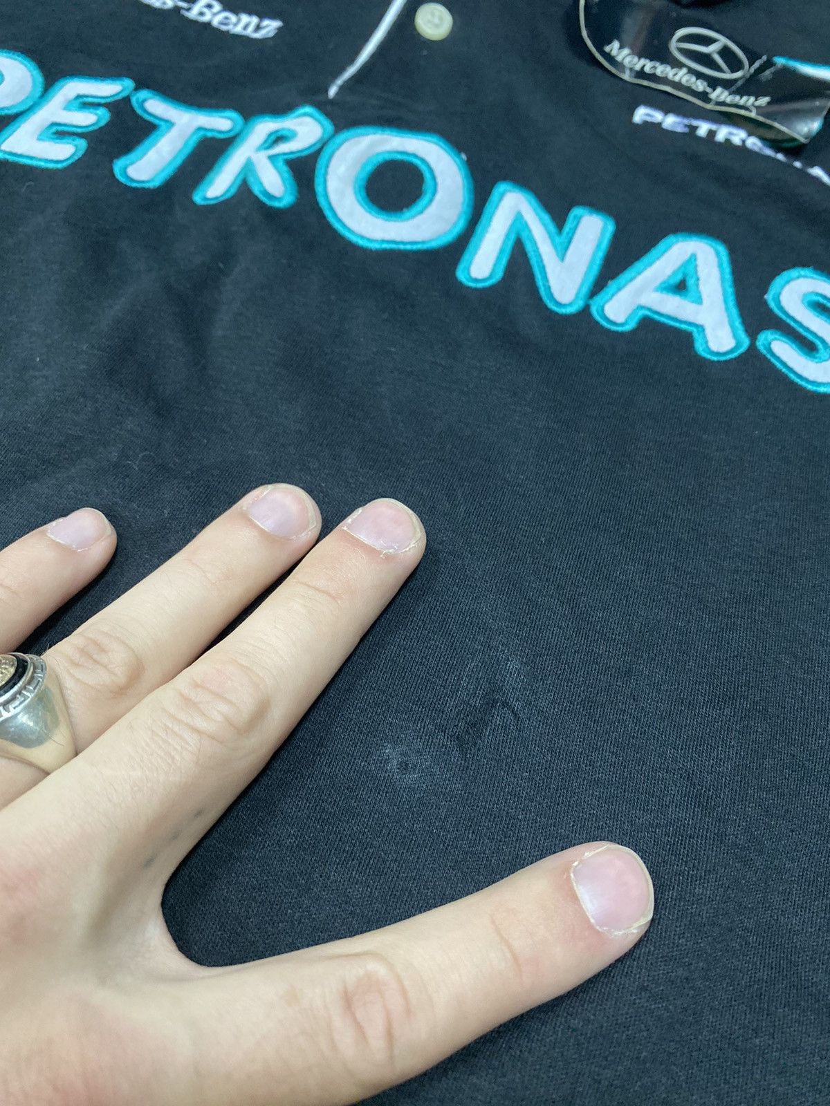 Mercedes-Benz Petronas Mercedes vintage polo with tag Size US XXL / EU 58 / 5 - 9 Thumbnail