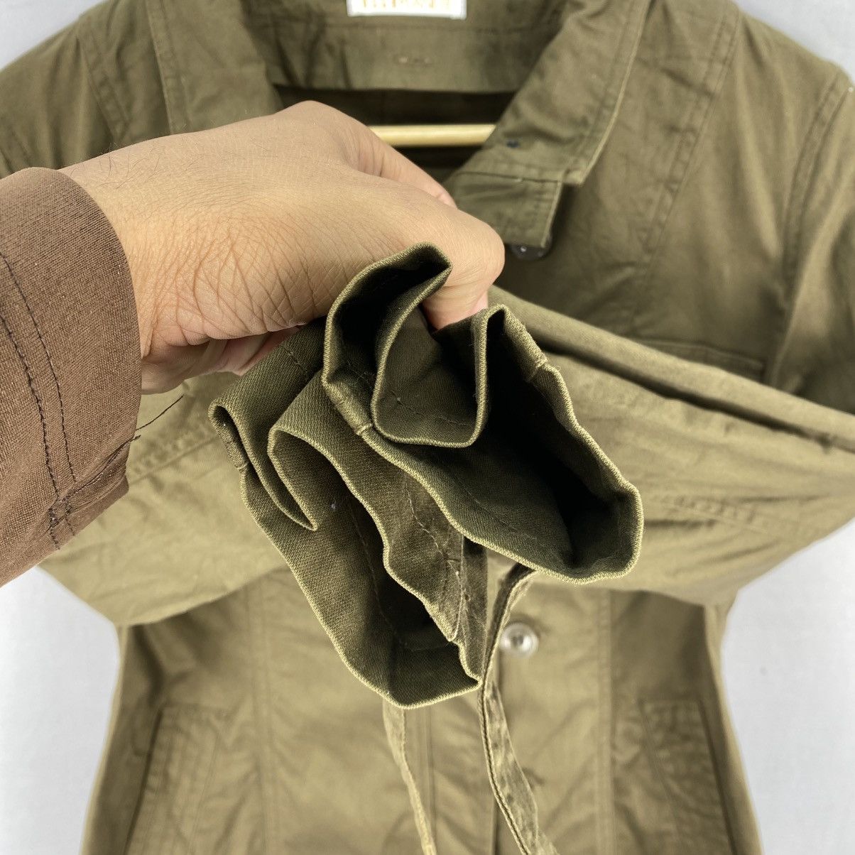 Japanese Brand Elle Planete Trench Coat Jacket Size XS / US 0-2 / IT 36-38 - 8 Thumbnail