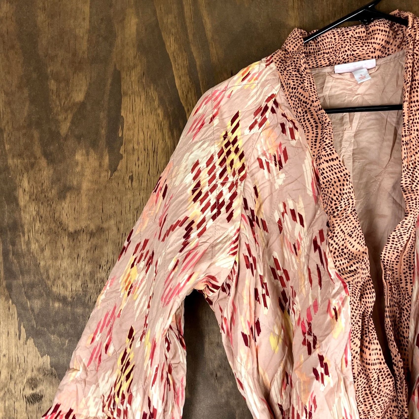 Express Express Womens Jacket Multicolor Quilted Open Front Belted Cotton Blend Small Jacket Blazer Womens Medium? Size S / US 4 / IT 40 - 3 Thumbnail