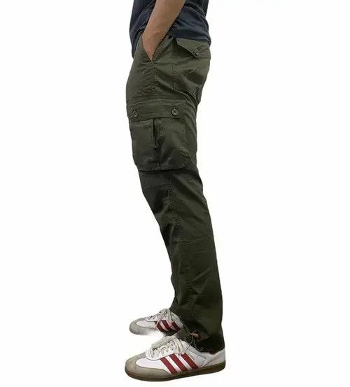 Japanese Brand New Best Selling GREEN Cargo Pants Jogger Pants Size US 33 - 2 Thumbnail