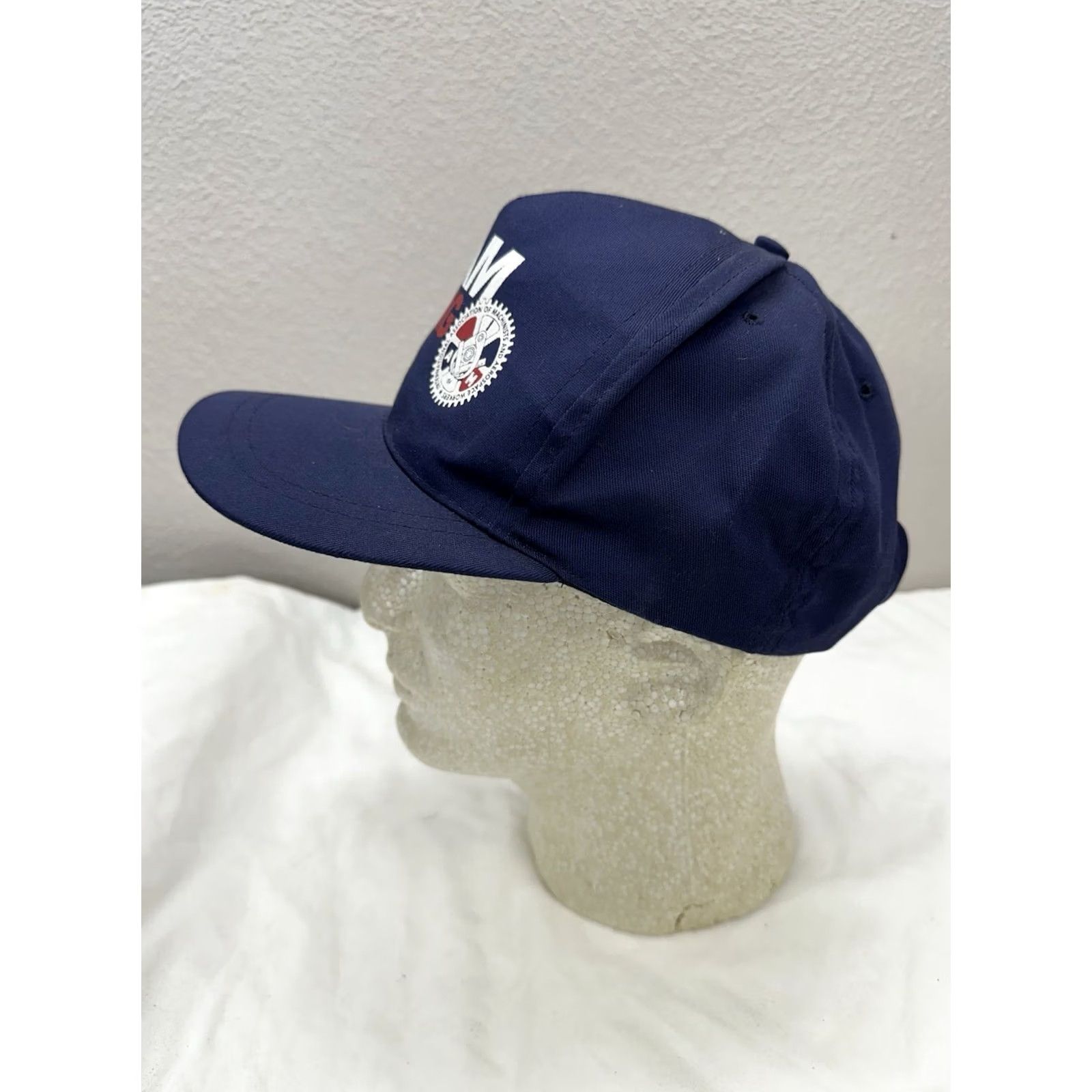 Vintage VINTAGE UNIONMADE Snapback Hat Blue I Am Voting Union Worker Mechanics and Aerospace VTG Hat Mens Snapback Size ONE SIZE - 5 Thumbnail