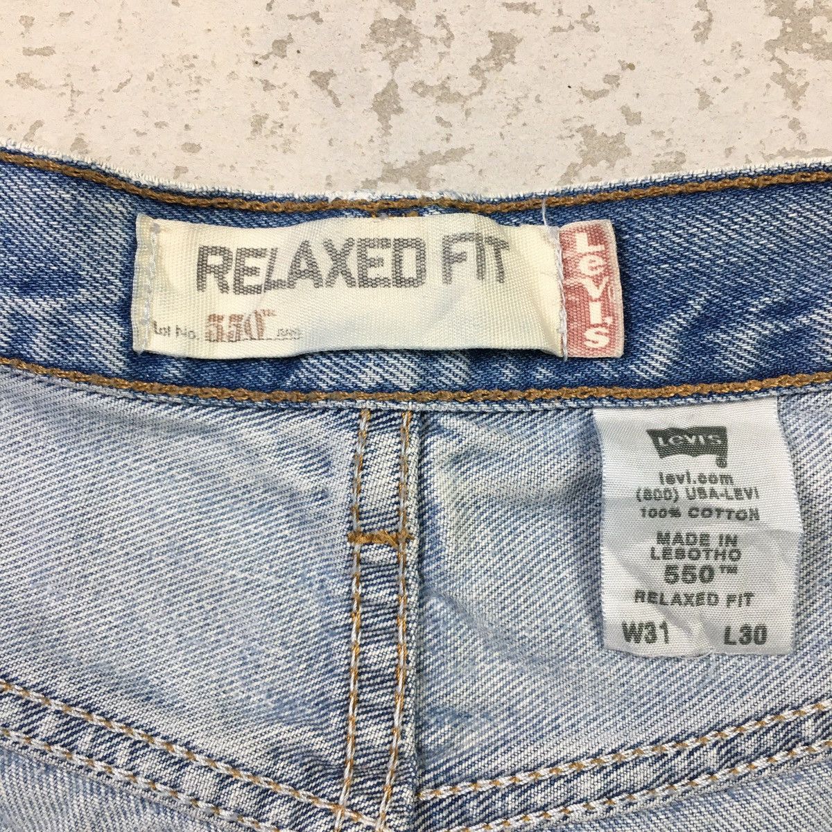 Levi's Levis 550 Relaxed Fit Vintage Y2K Jeans Size US 32 / EU 48 - 8 Thumbnail