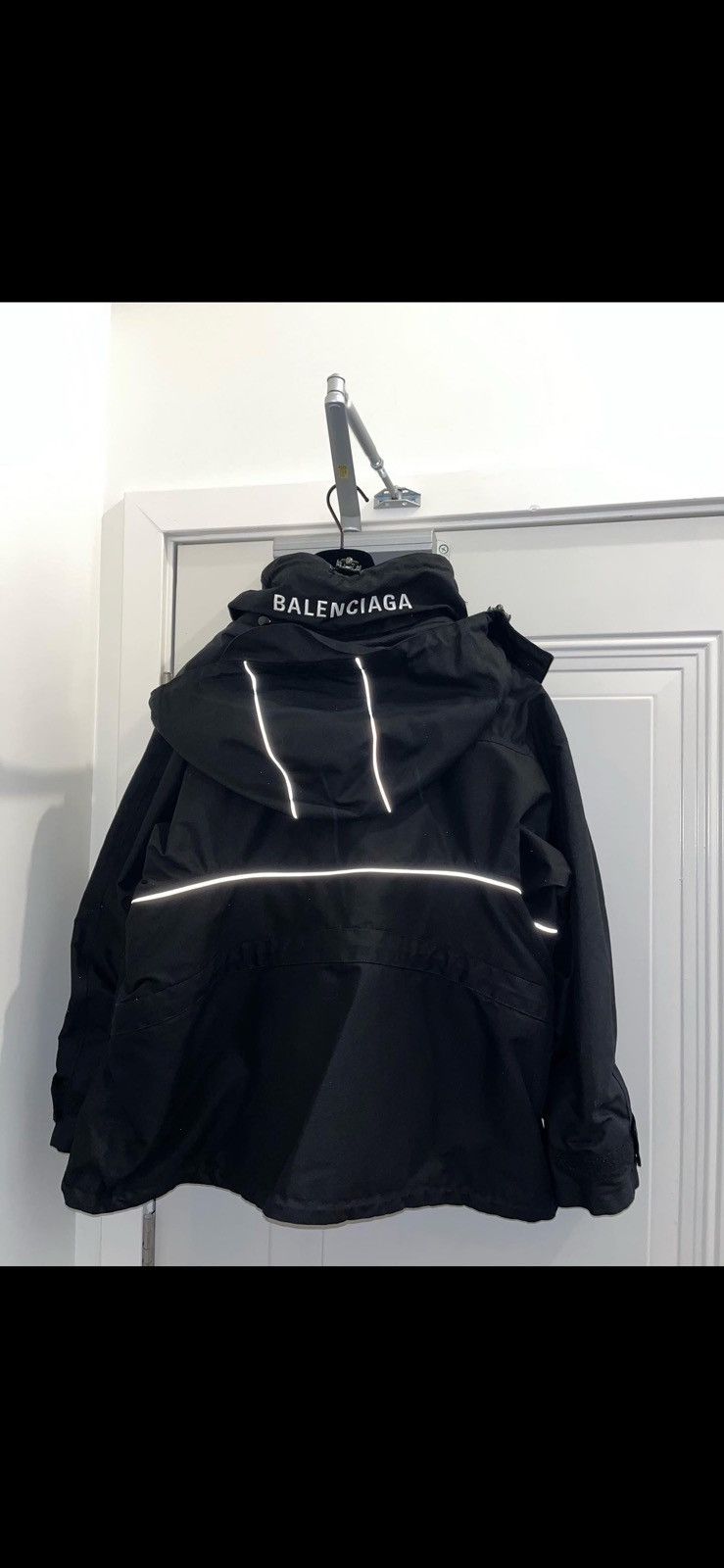 Balenciaga Balenciaga Swing Parka with Embroidered Logo Size US L / EU 52-54 / 3 - 5 Thumbnail