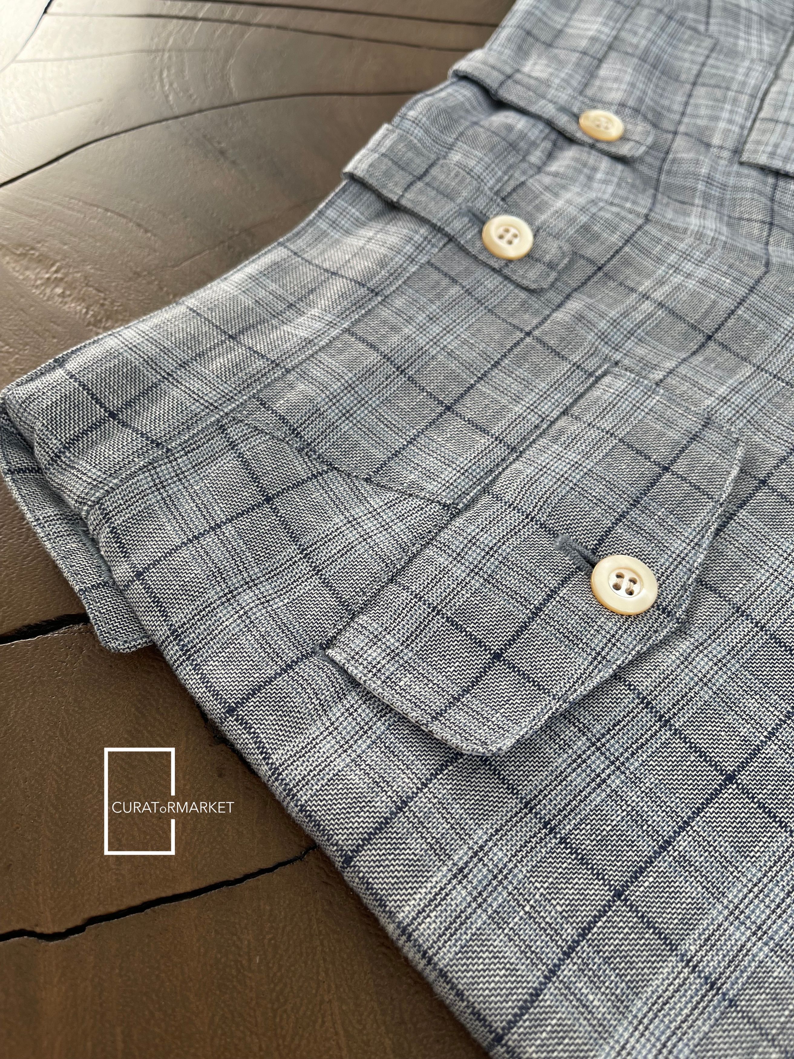 Junya Watanabe Sz M RARE Runway Linen Gingham Hidden Buckle Shorts SS17 Size US 30 / EU 46 - 11 Thumbnail