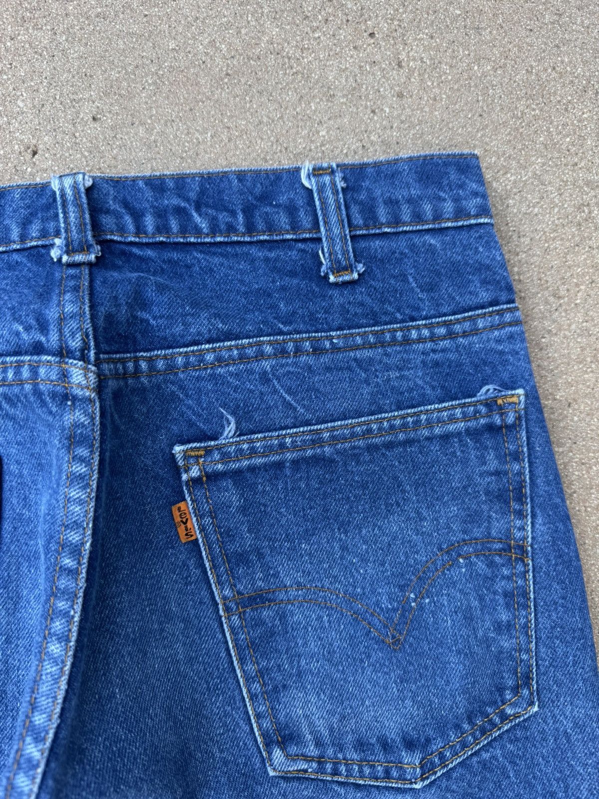 Vintage Vtg 70’s Levi’s 646 Orange Tab Bellbottom Flare Jeans 32x29 Size US 32 / EU 48 - 8 Thumbnail
