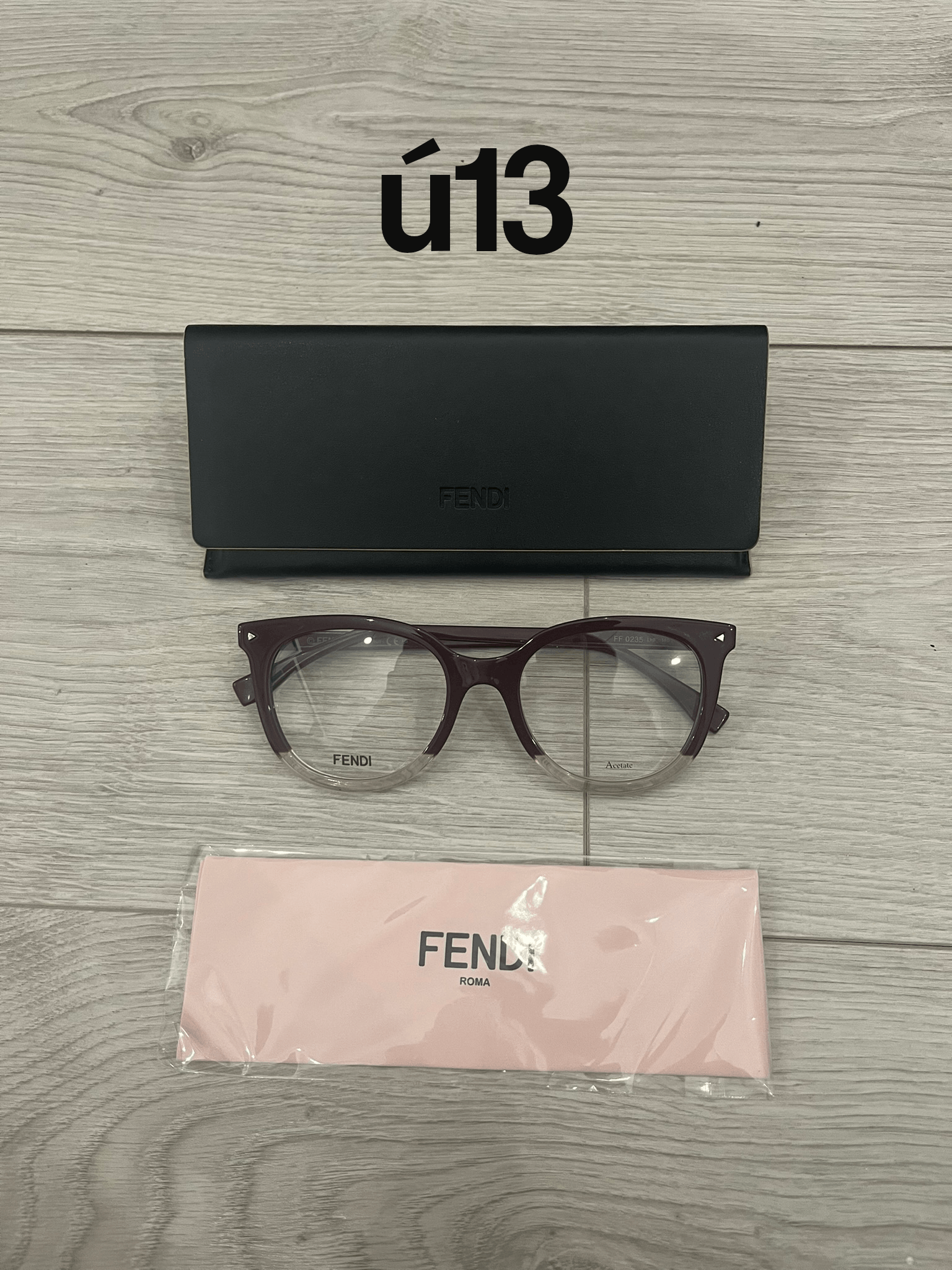 Fendi Fendi Glasses FF 0235 LHF Size ONE SIZE - 1 Thumbnail
