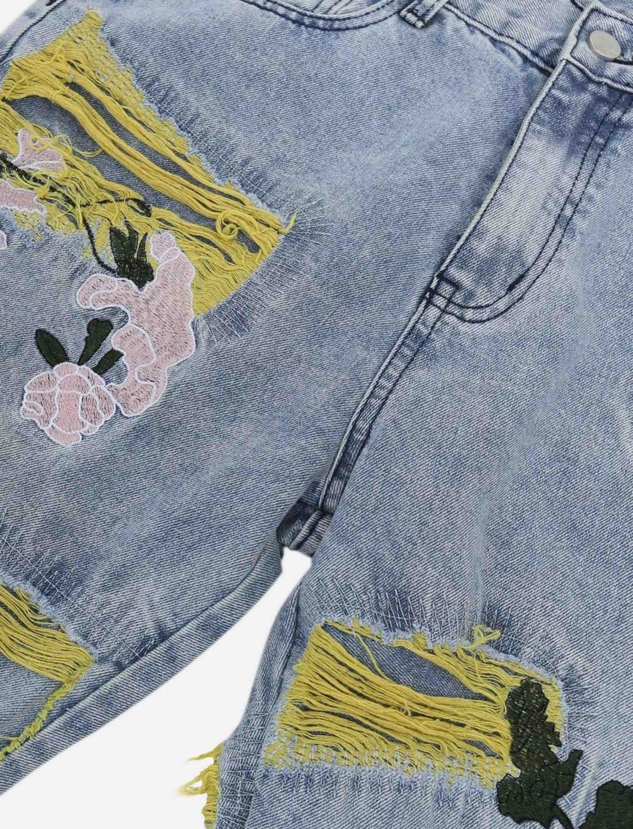 Japanese Brand × Vintage Embroidery Jeans Size US 30 / EU 46 - 7 Thumbnail
