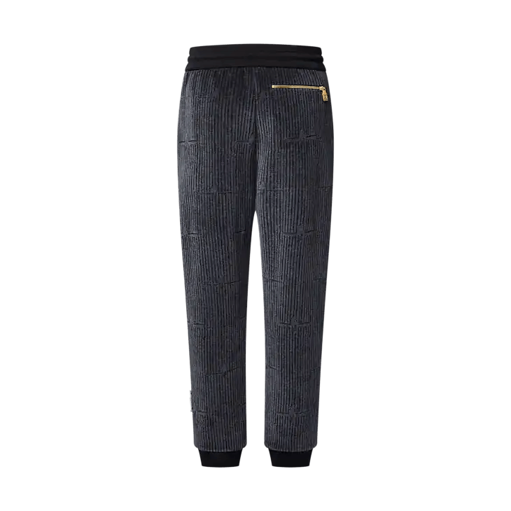 Louis Vuitton LV x Park Seo-Bo Cotton Velvet Track Trousers Size US 30 / EU 46 - 3 Thumbnail