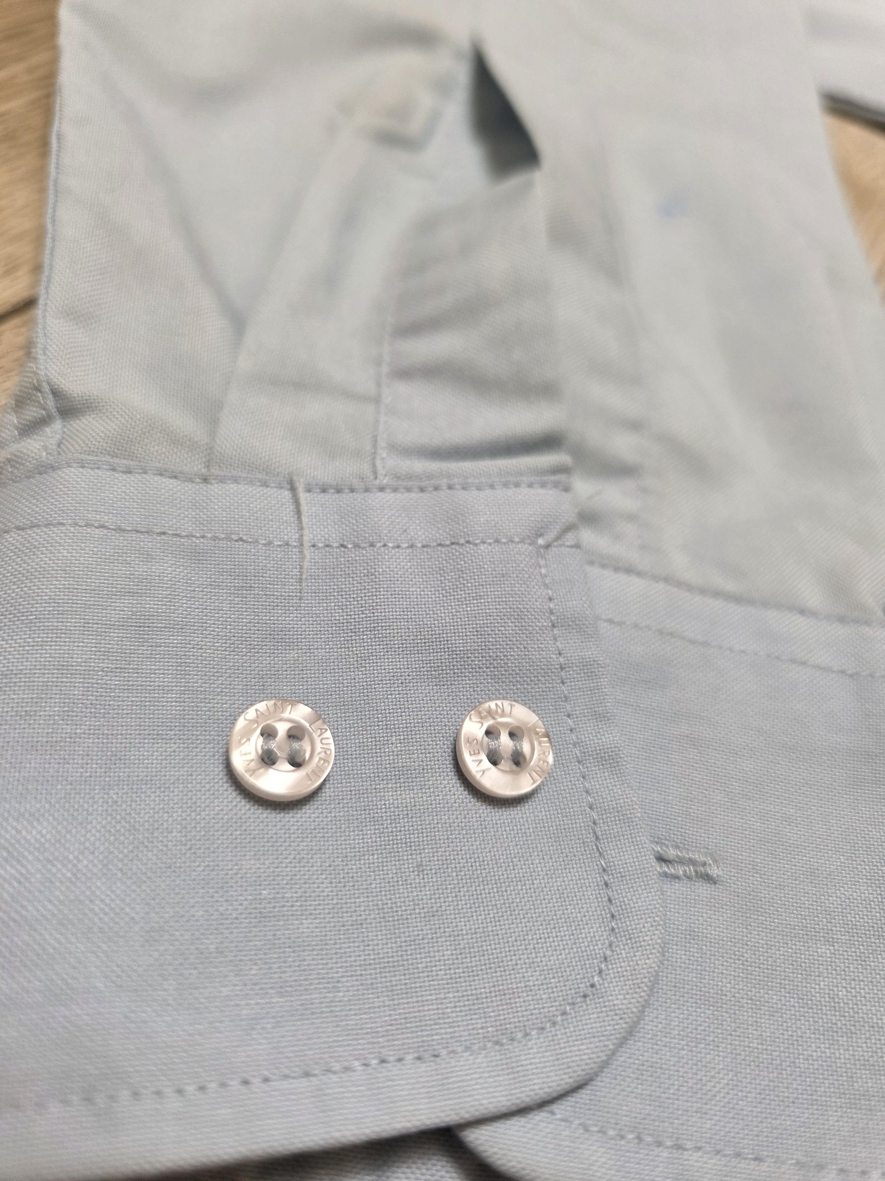 Yves Saint Laurent YVES SAINT LAURENT VINTAGE SHIRT CLASSIC BUTTON YSL BLUE Size US M / EU 48-50 / 2 - 5 Thumbnail