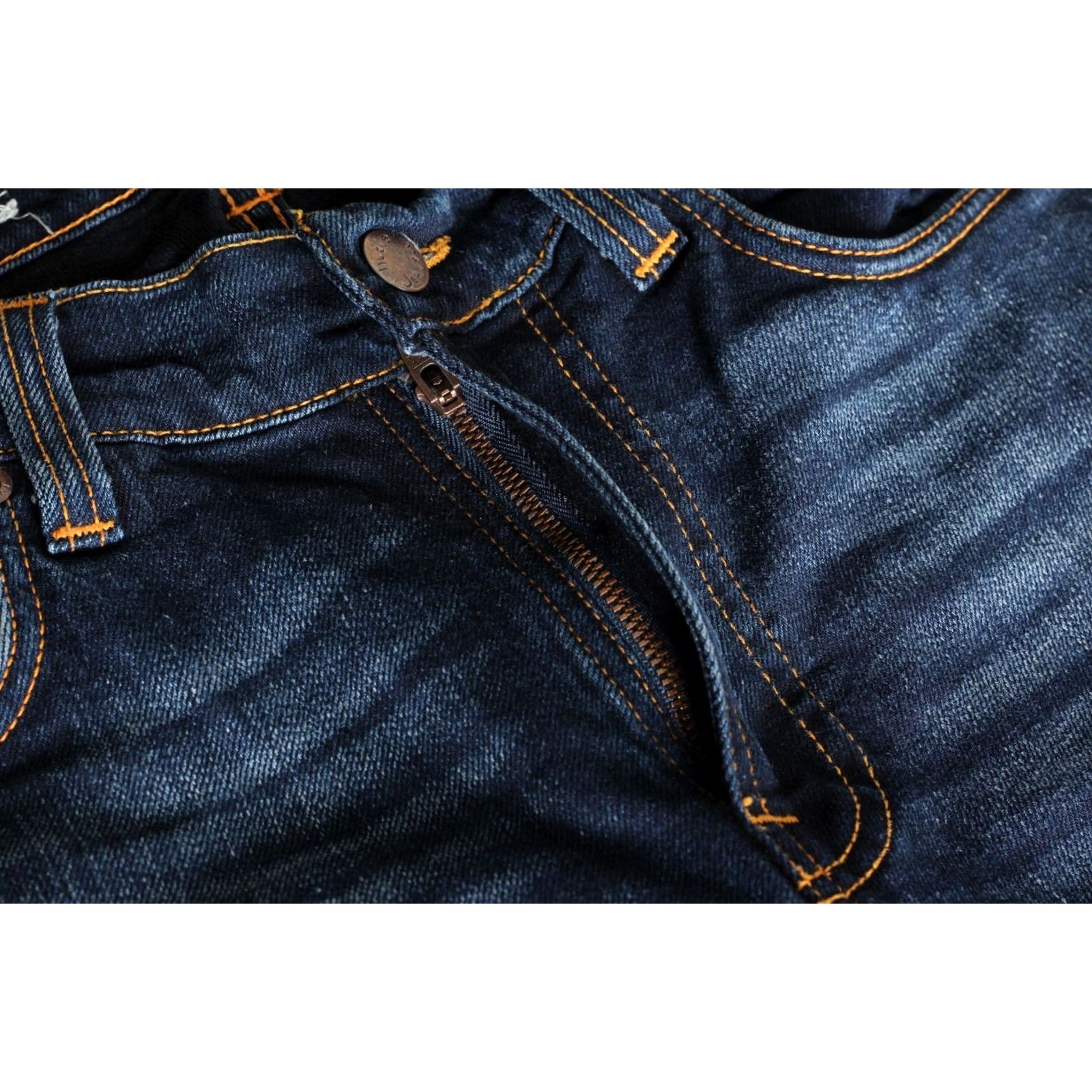 Nudie Jeans NUDIE Jeans LEAN DEAN Ink Navy Jeans Men Slim Tapered 28x32 5-Pocket Denim Stretch Mid Rise Blue Size US 28 / EU 44 - 6 Thumbnail