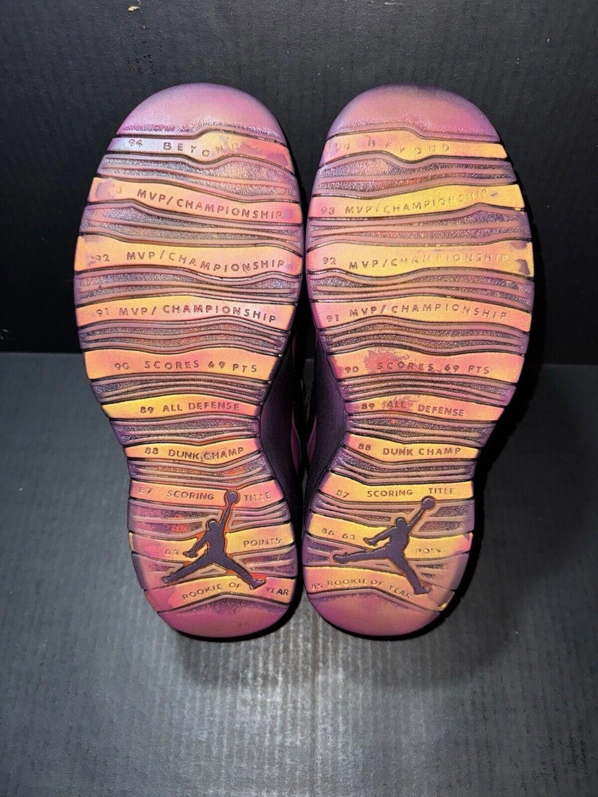 Jordan Brand LAKERS Nike Air Jordan 10 Retro Venom - 310805-033 - Sz 9.5 Size US 9.5 / EU 42-43 - 7 Thumbnail