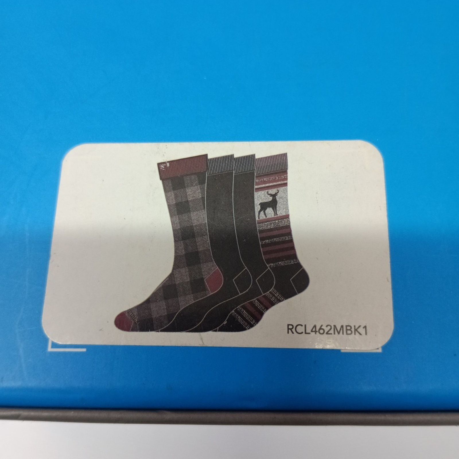 Columbia Columbia Men's Gray Black 4-Pack Crew Socks Shoe 6-12 Size ONE SIZE - 3 Thumbnail