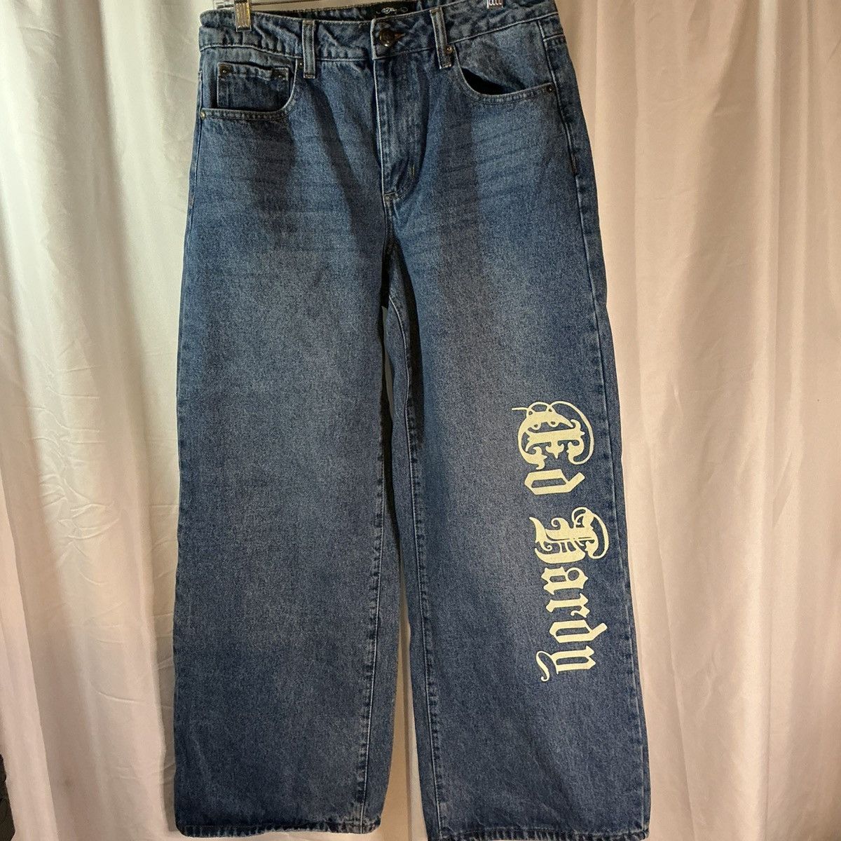 Ed Hardy Ed Hardy Jeans Men’s Size 30 Wide Leg Graphic Y2K Streetwear Size US 30 / EU 46 - 1 Thumbnail