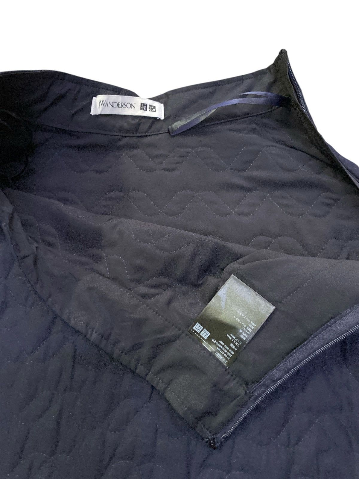 JW Anderson × Uniqlo J.W Anderson x Uniqlo Quilted Skirt Navy Blue Size 23" - 8 Thumbnail