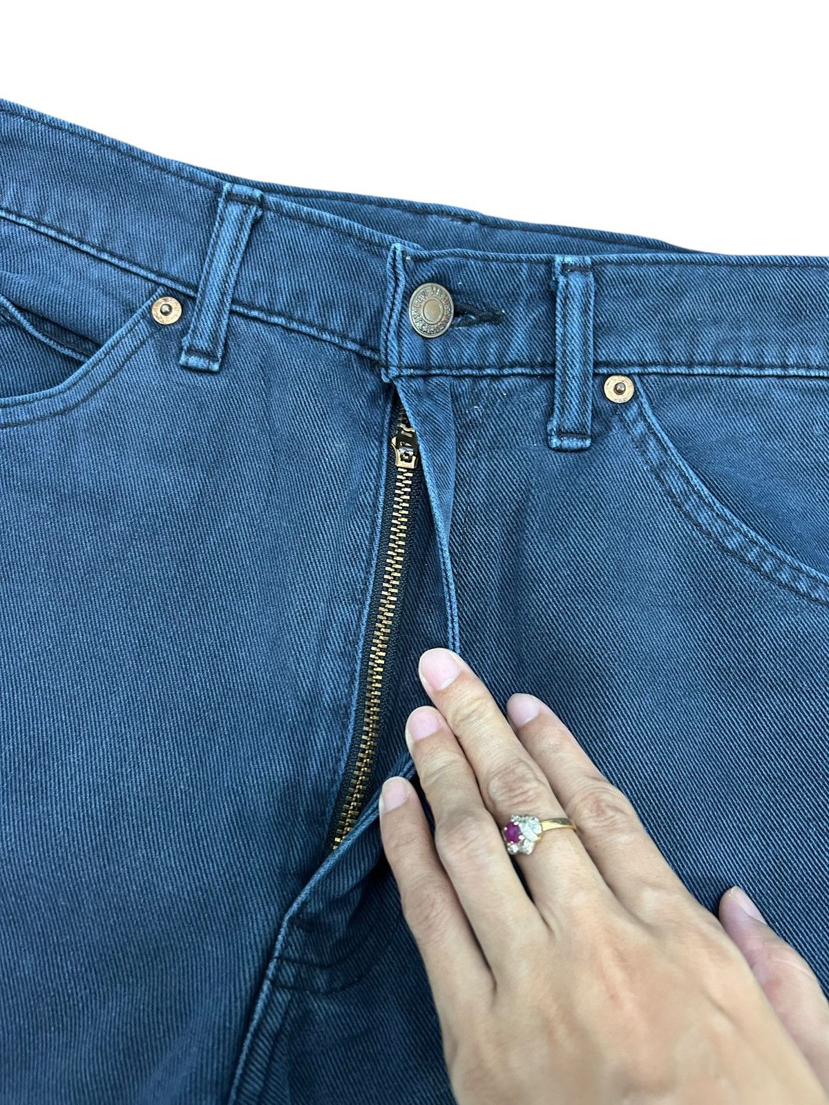 Levi's × Levi's Vintage Clothing Vintage Levis 517 Bootcut Black Colour Size US 32 / EU 48 - 4 Thumbnail
