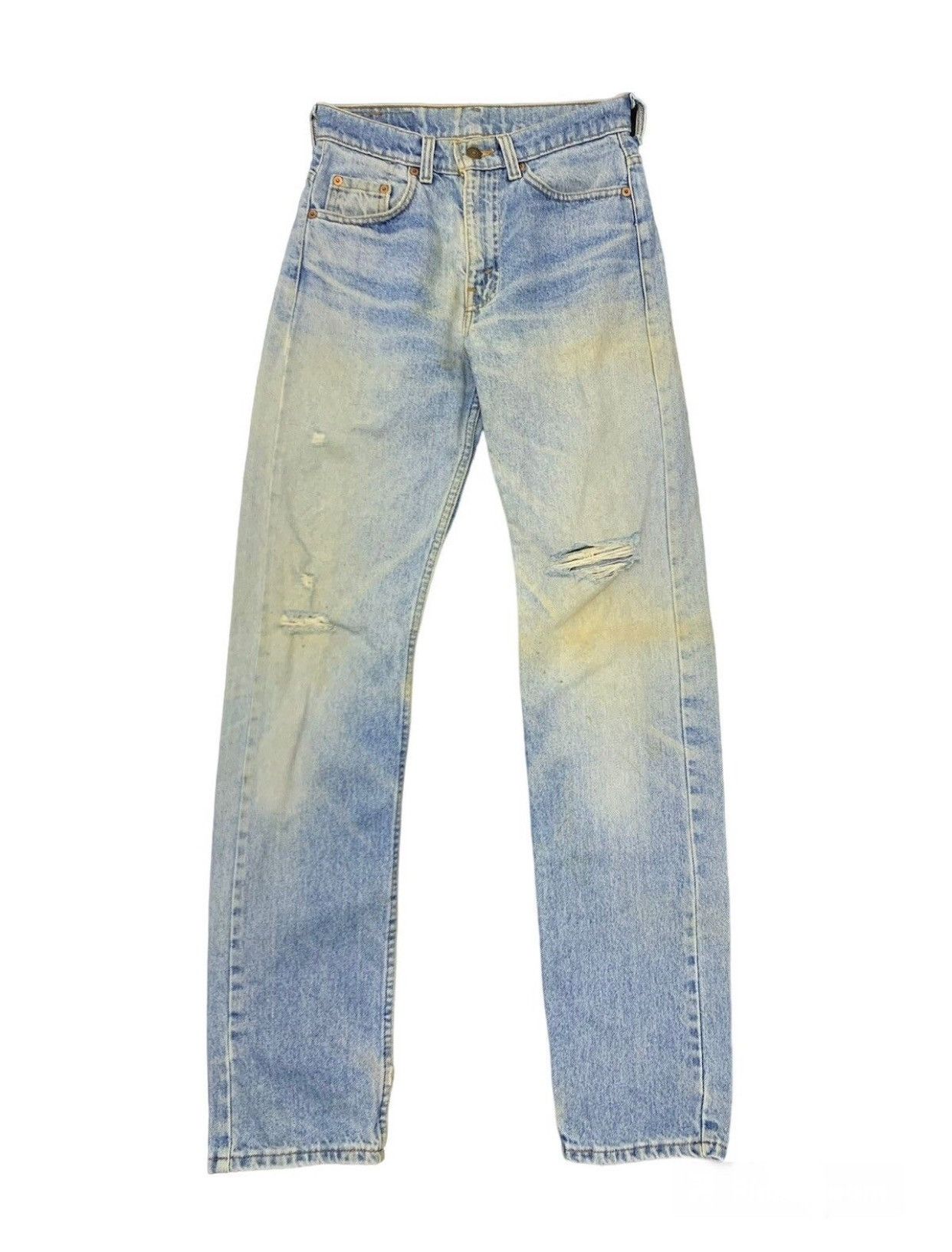 Levi's Vintage 90s Levis Made In Usa Distressed Jeans Single R Size US 28 / EU 44 - 1 Thumbnail