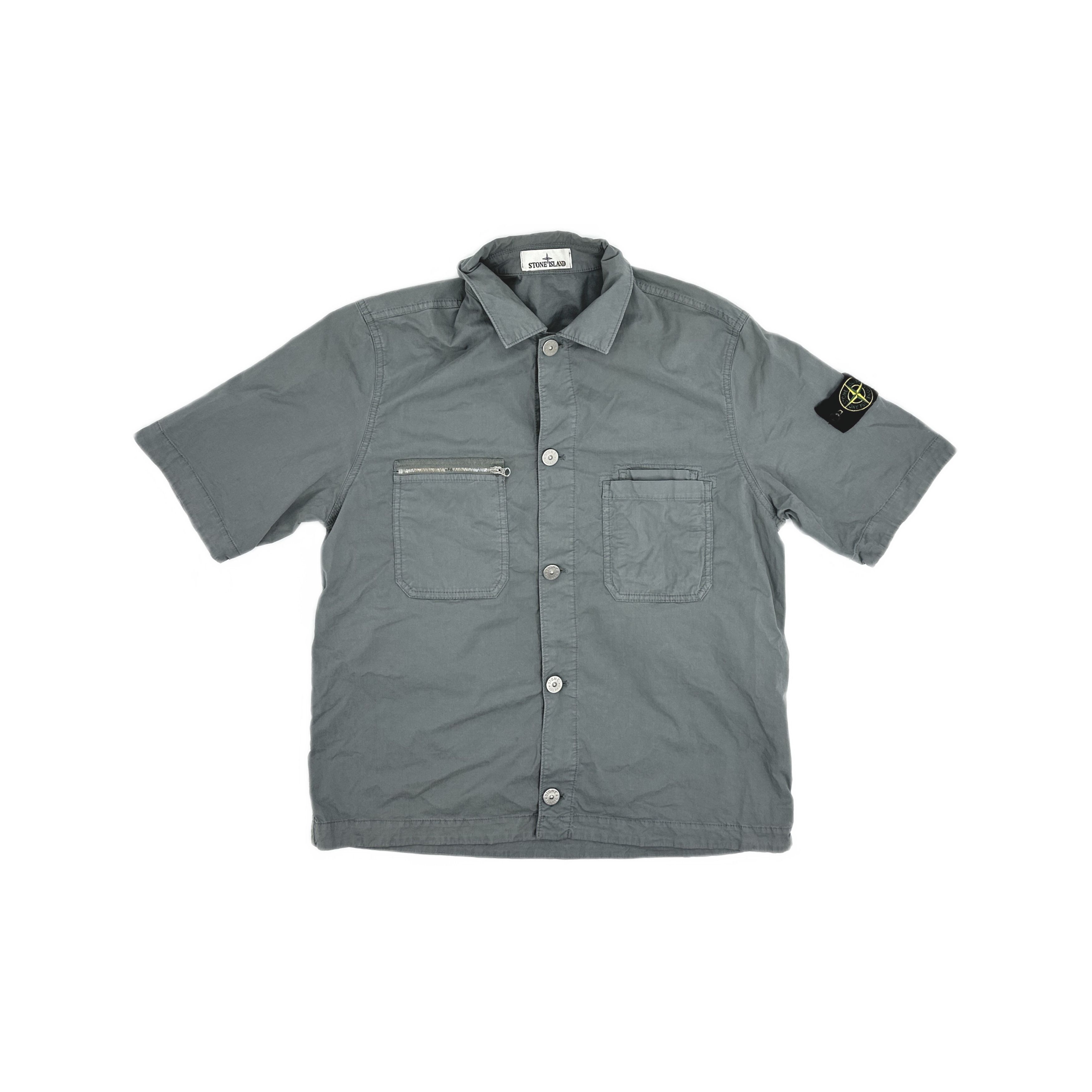 Stone Island Stone Island Patch Pocket Short Sleeve Shirt Size M Size US M / EU 48-50 / 2 - 1 Thumbnail