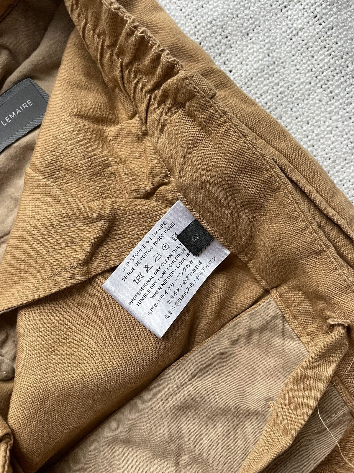 Christophe Lemaire Lemaire Beige Orange Cotton Pants Trousers Size 3 Size US 33 - 3 Thumbnail