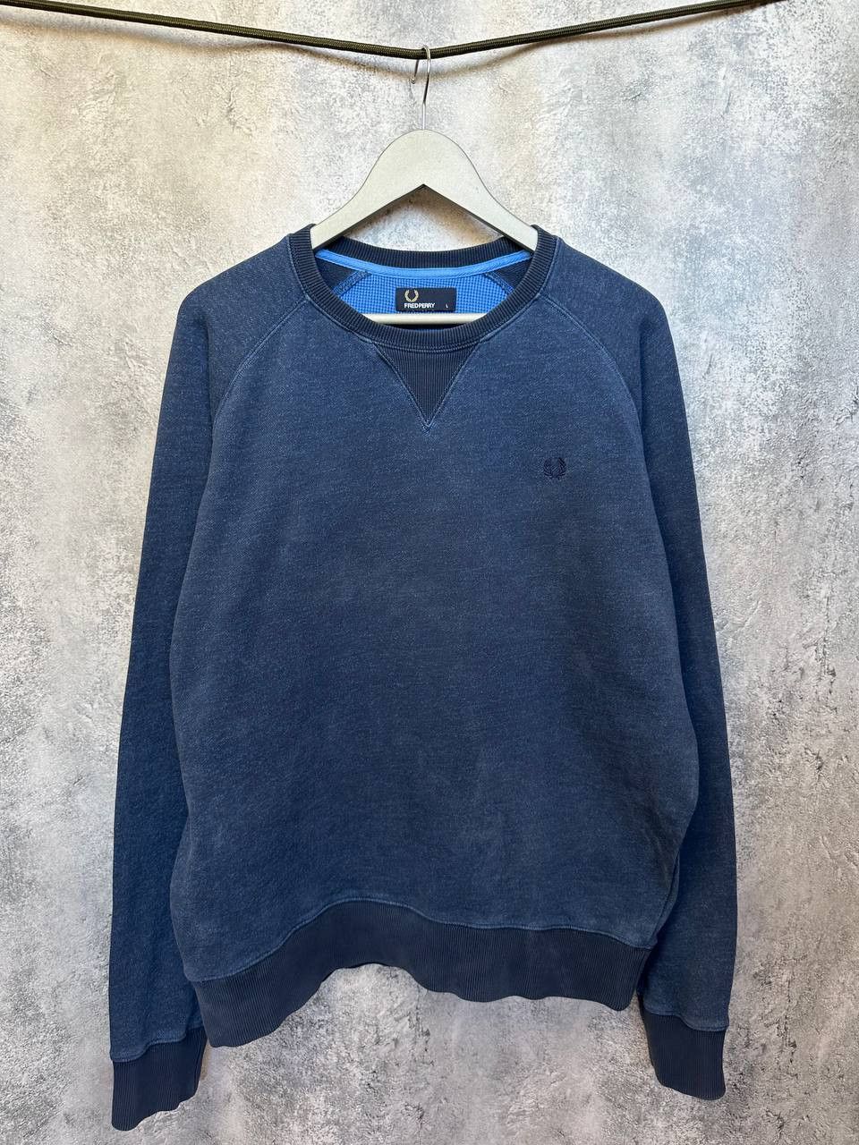 Fred Perry Fred Perry Crew neck Sweatshirt Blue Cotton Sweater Jumper Size US L / EU 52-54 / 3 - 2 Thumbnail