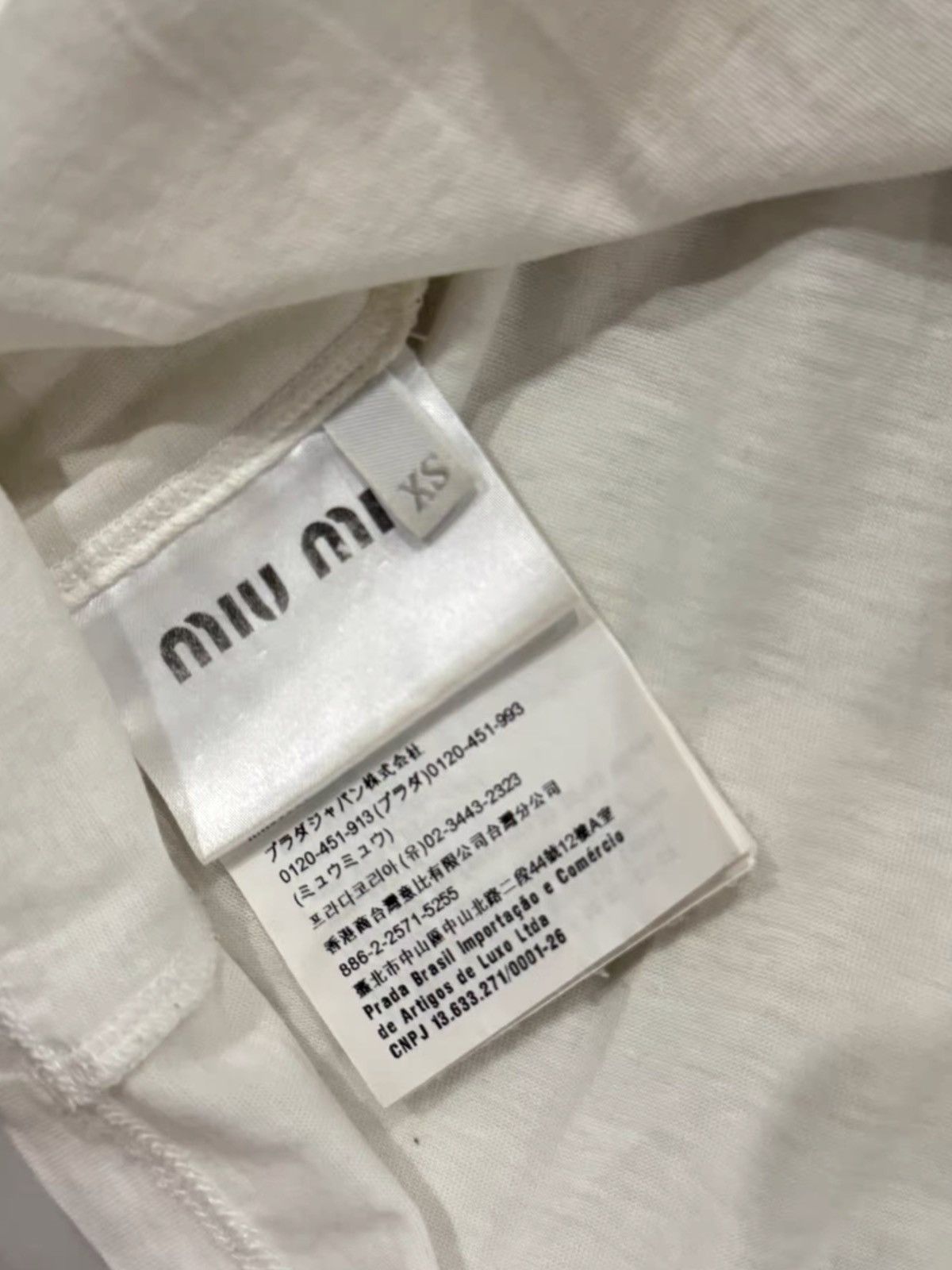 Miu Miu Miu Miu tee Size US XS / EU 42 / 0 - 4 Thumbnail
