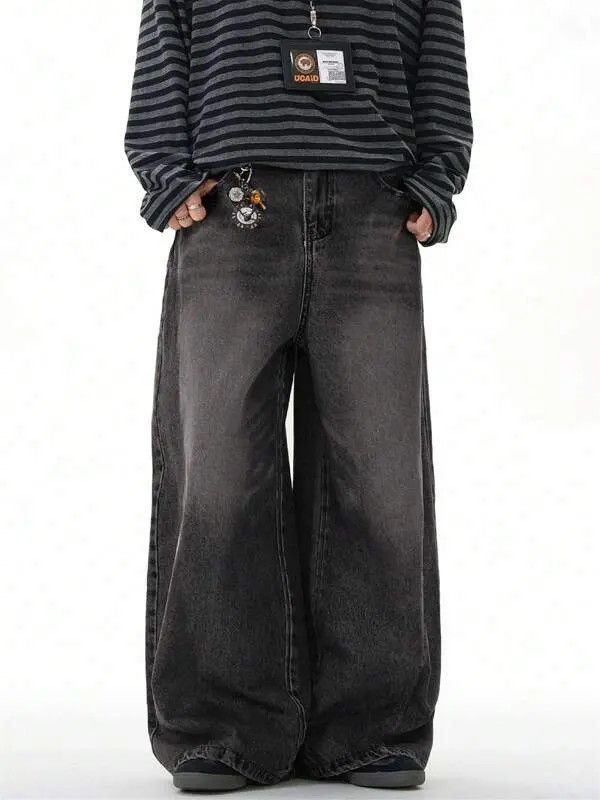 Japanese Brand Hamada x Juri VIntage RETRO 90s baggy denim jeans Size US 36 / EU 52 - 2 Thumbnail