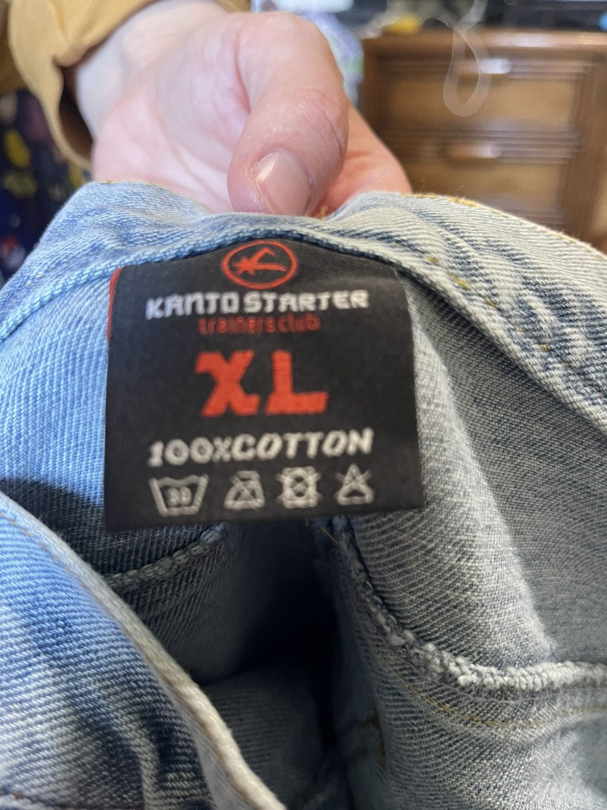 Kanto Starter × Pokemon Kanto starter RARE Mewtwo jeans XL Size US 34 / EU 50 - 3 Thumbnail