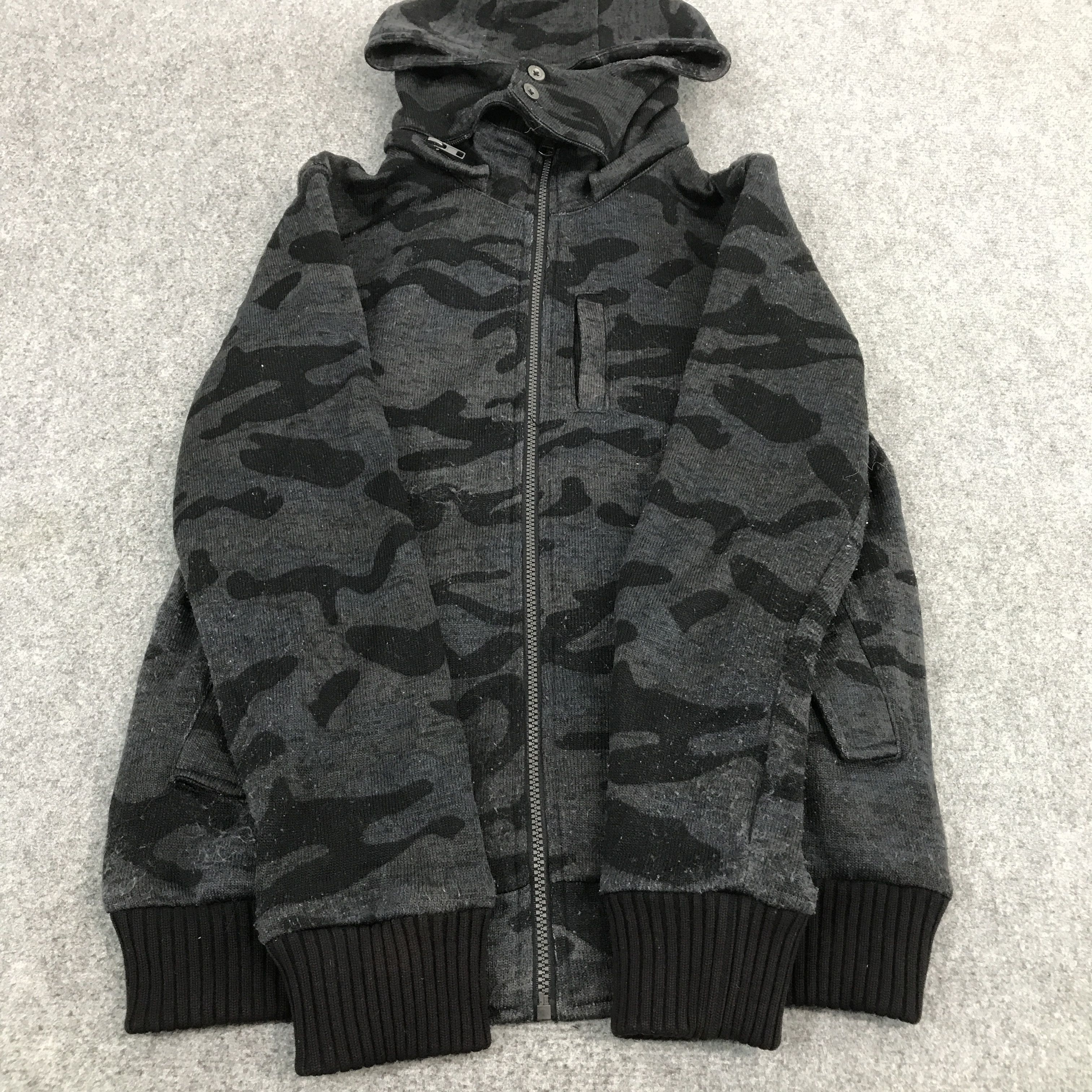 In The Attic × Japanese Brand IN THE ATTIC CAMO DESIGN HOODIE JACKET Size US L / EU 52-54 / 3 - 8 Thumbnail